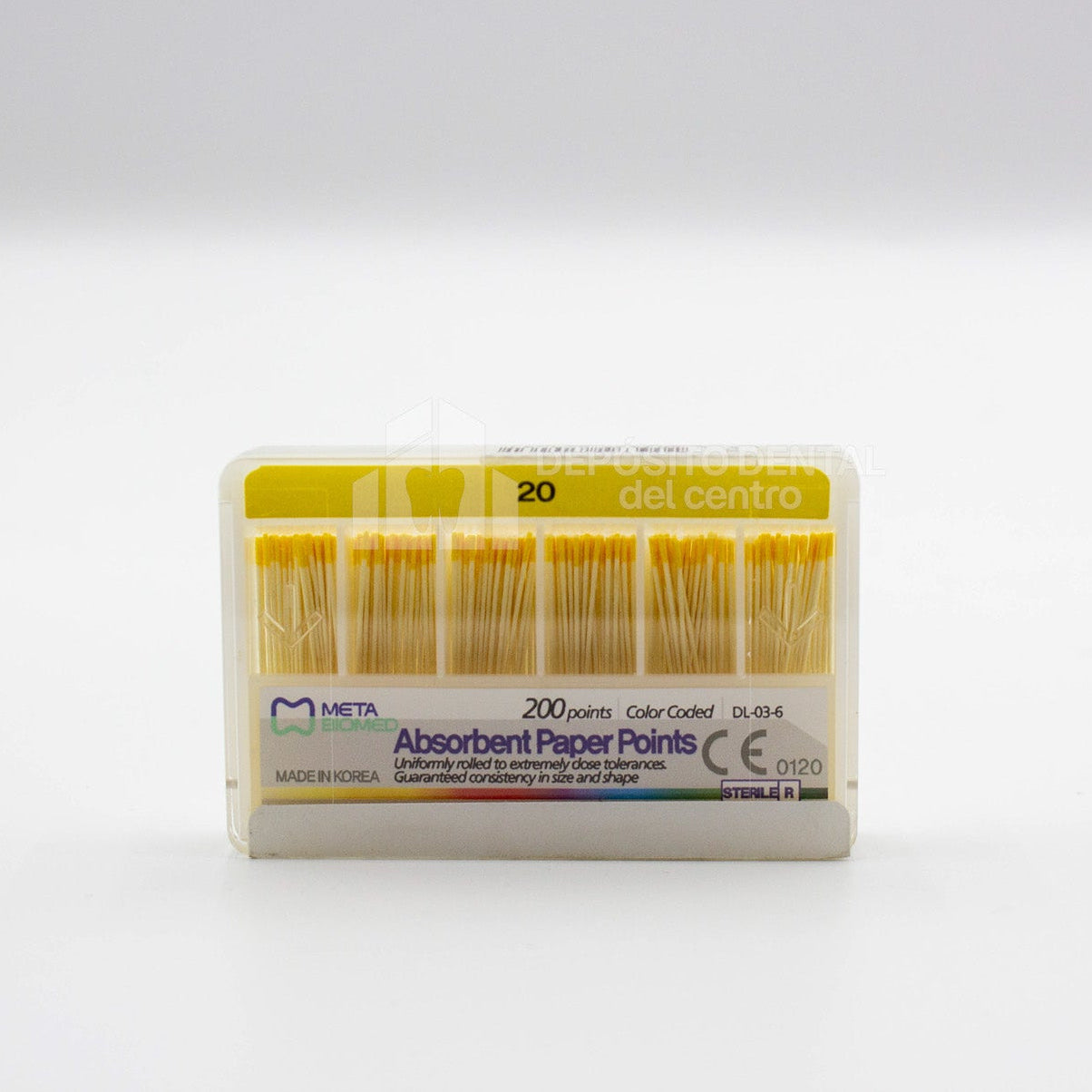 Punta de Papel Dental Meta BioMed 20