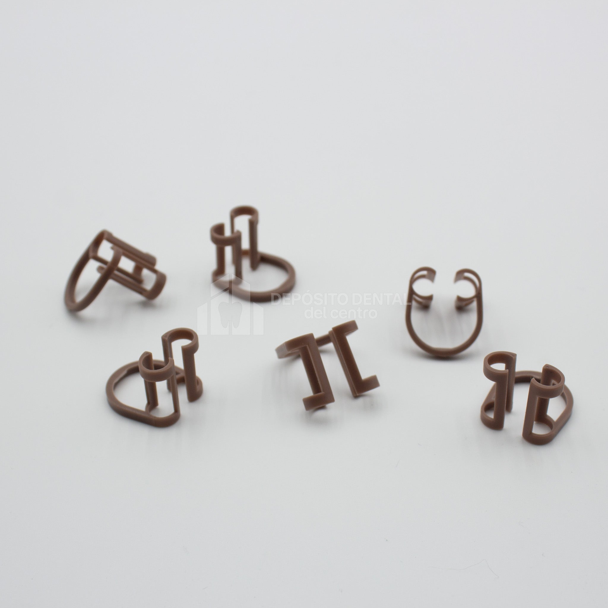 Clip Soporte de Rollo de Algodon Desechable Dental Rojo