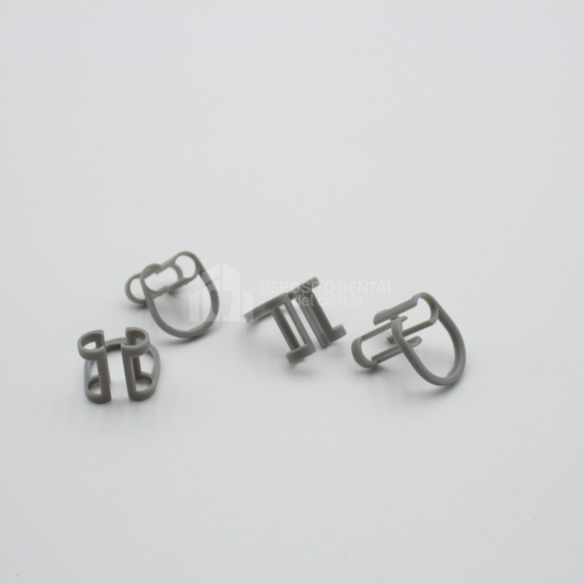 Clip Soporte de Rollo de Algodon Desechable Dental Gris