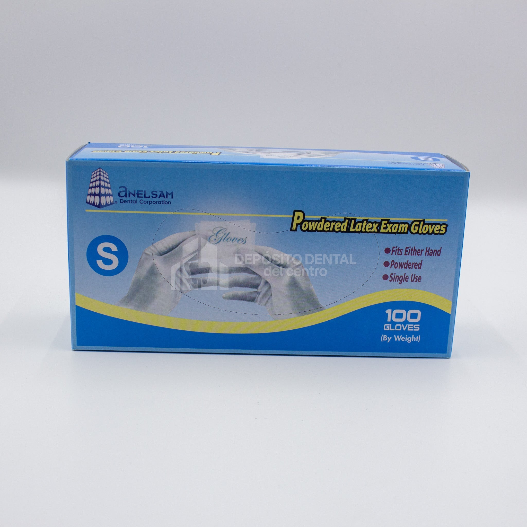 Guantes de Látex Blanco 100 Piezas S