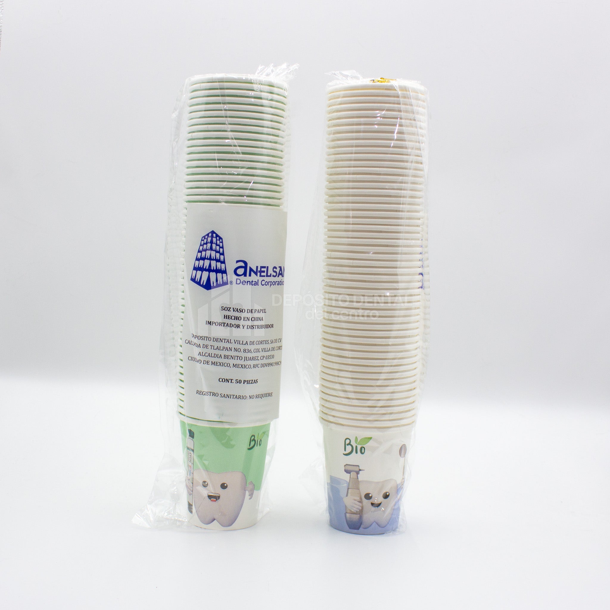 Set Vasos Desechables 50 Piezas Multicolor