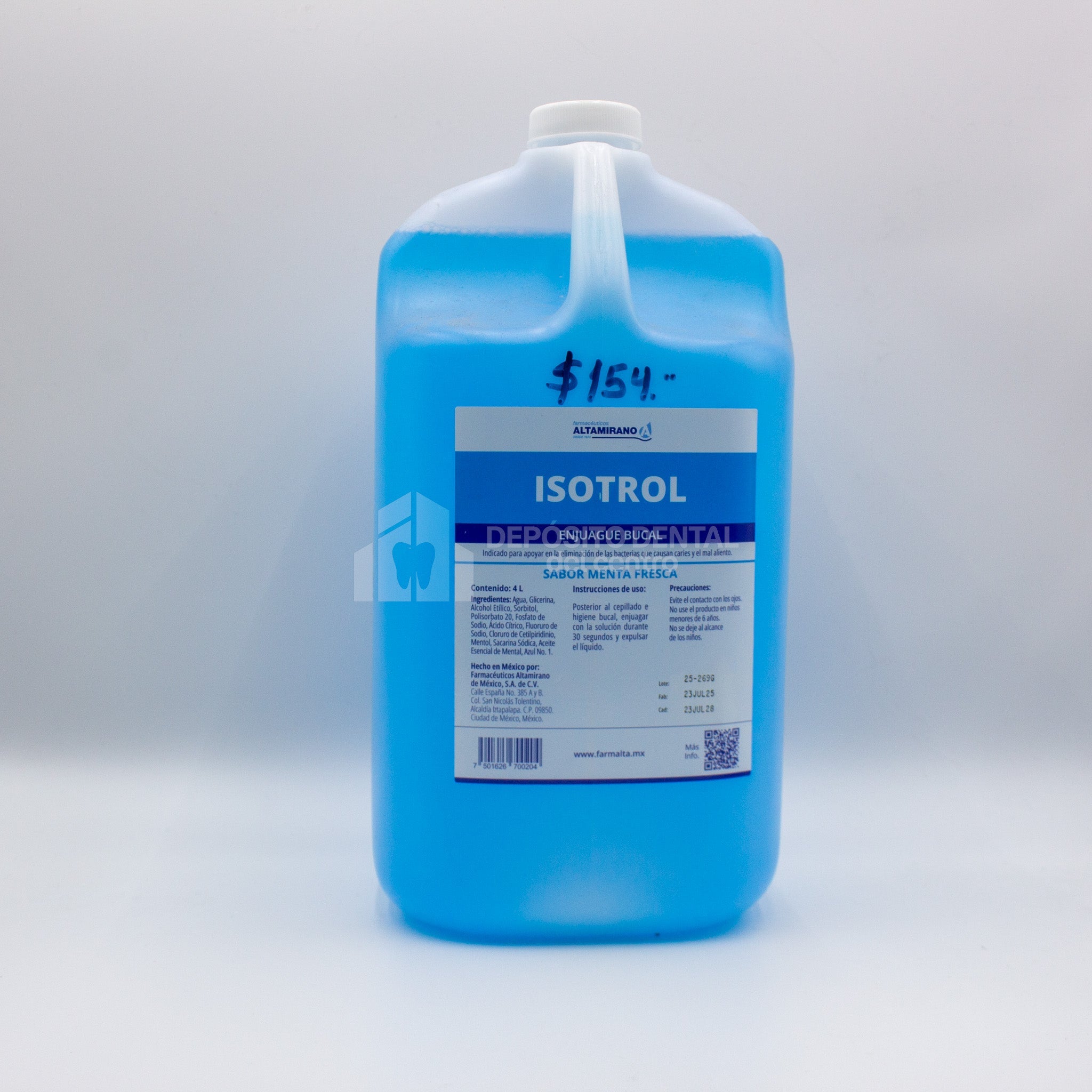 Isotrol Enjuague Bucal Sabor Menta Fresca