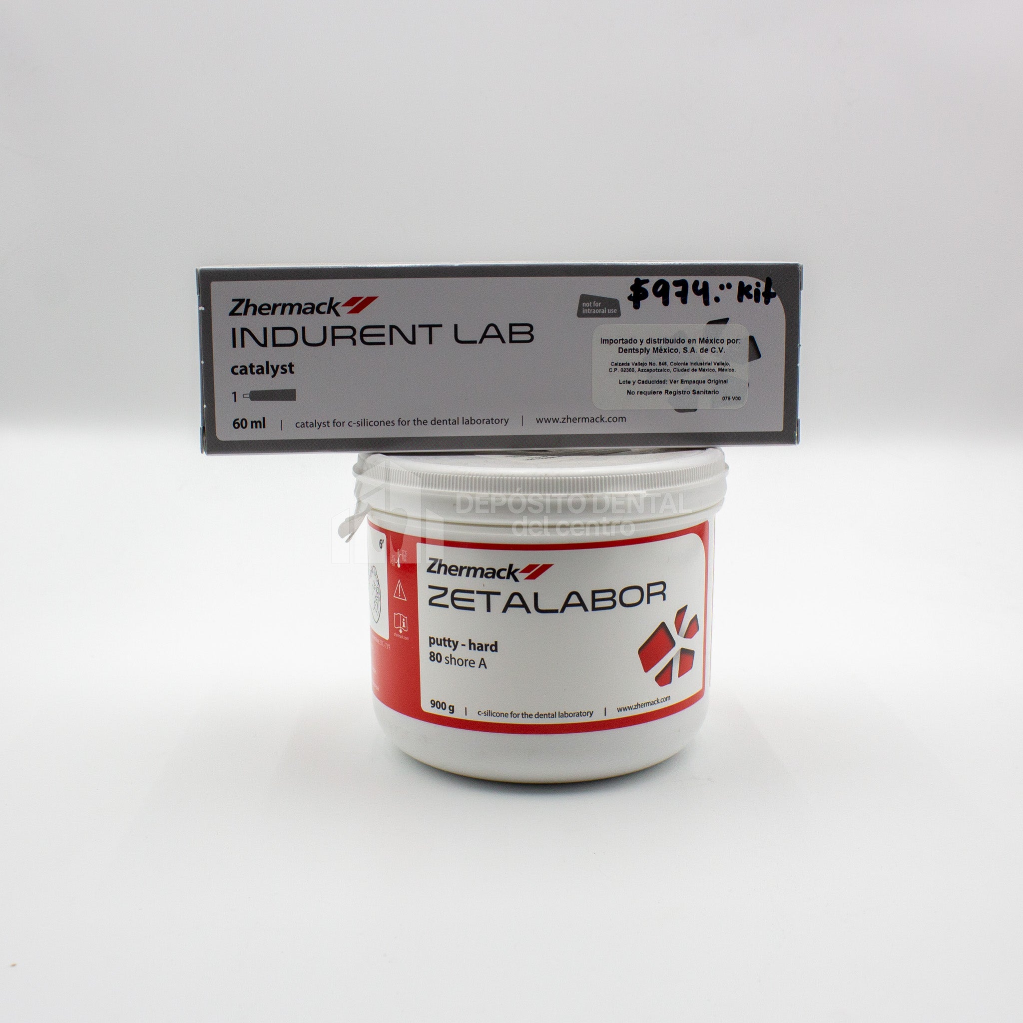 Kit Silicón Zetalabor 900 gr +Catalizador Induret Lab 60 ml