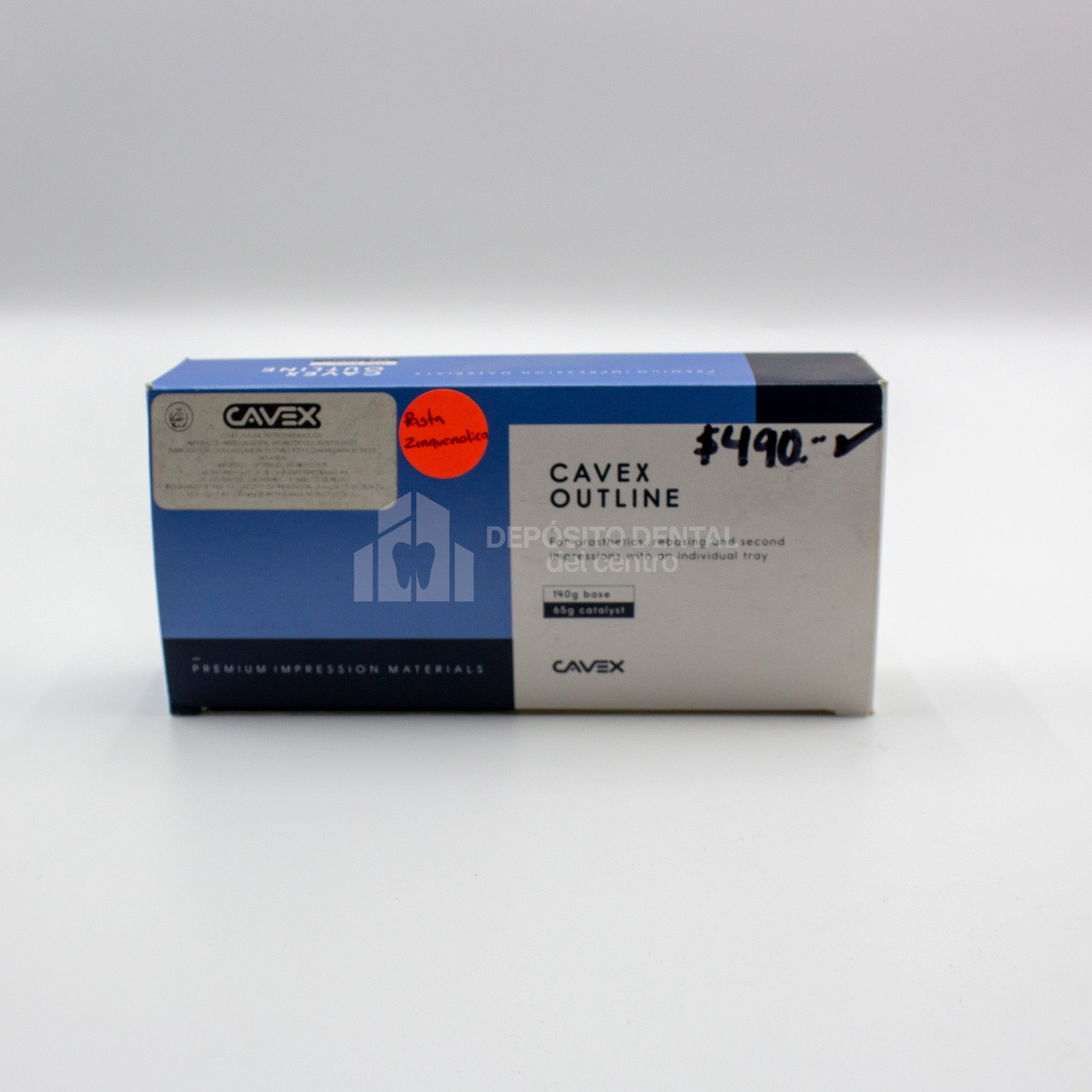 Pasta Zinquenolica Cavex Outline Catalizador + Base