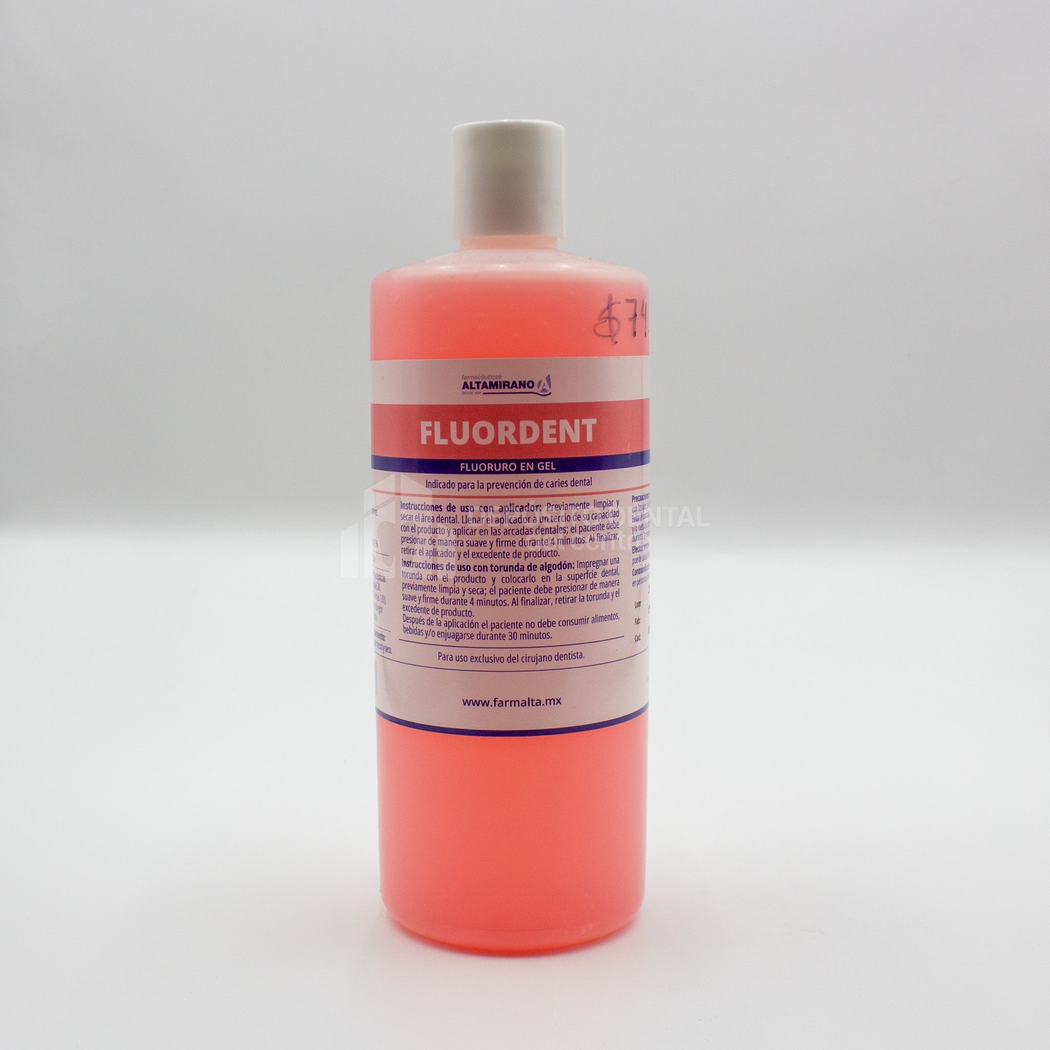 Fluordent Fluoruro en Gel 480ml