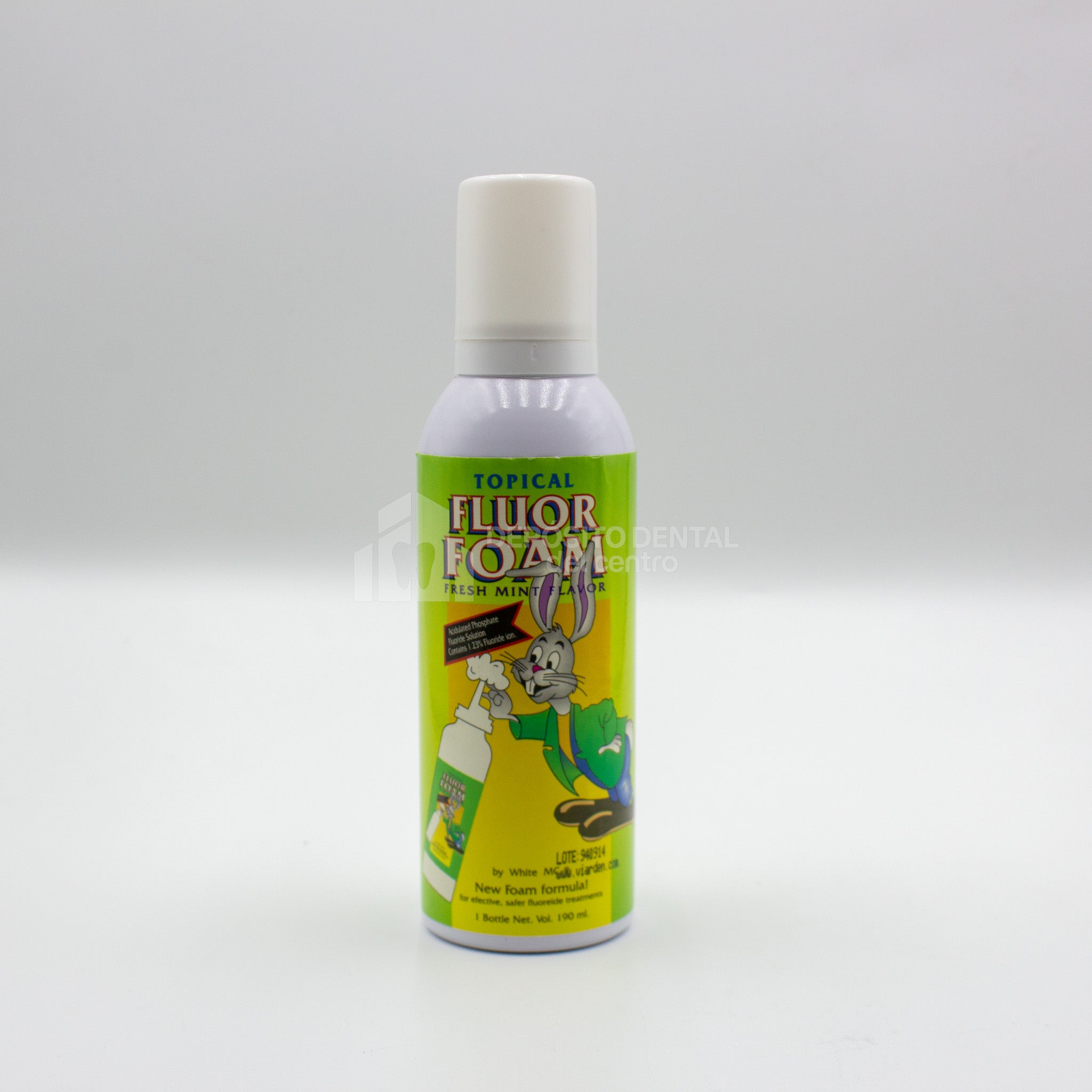 Espuma de Fluoruro de Sodio Sabor Chicle 190 ml