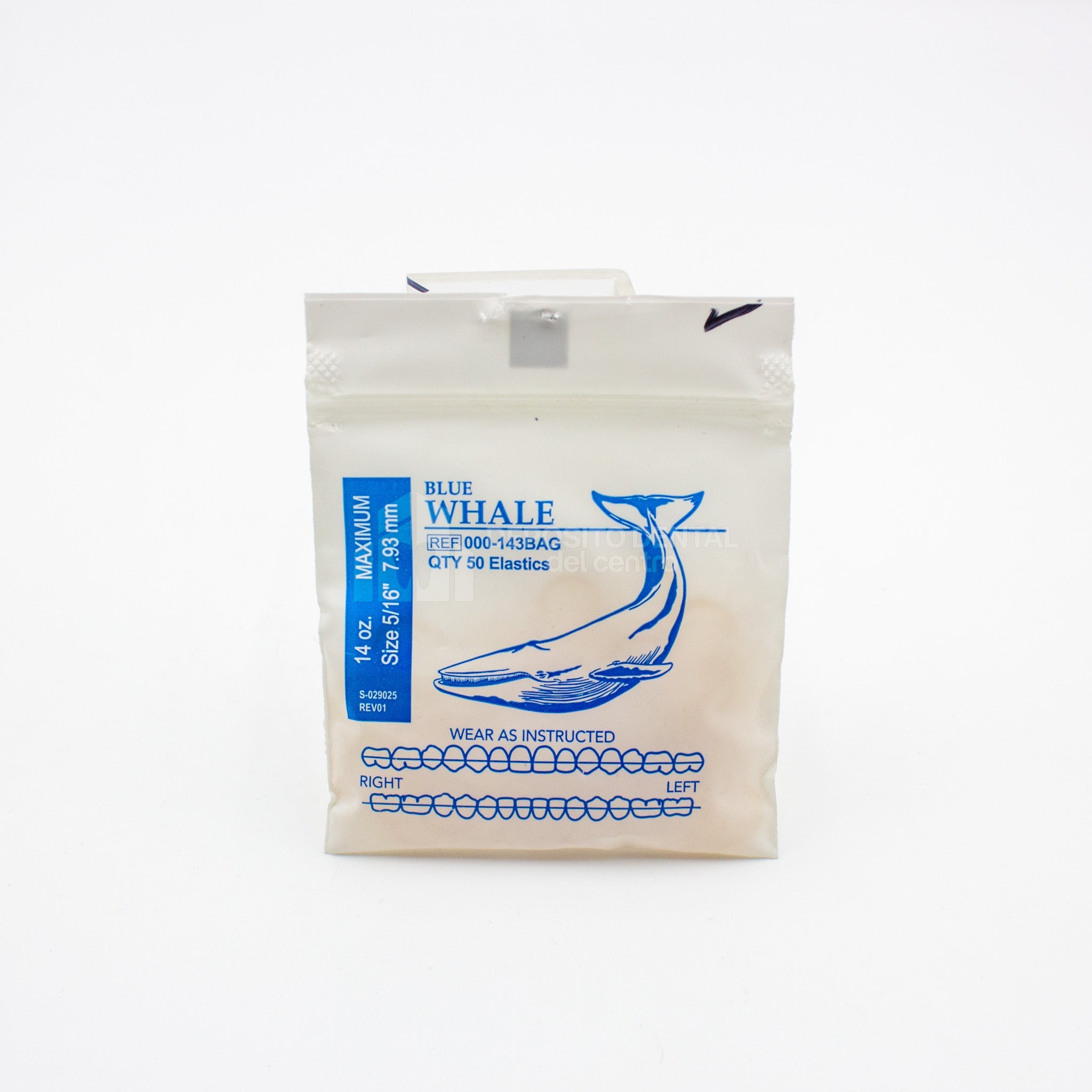 Elasticos Dentales American Whale 14 Oz 5/16" Maximum