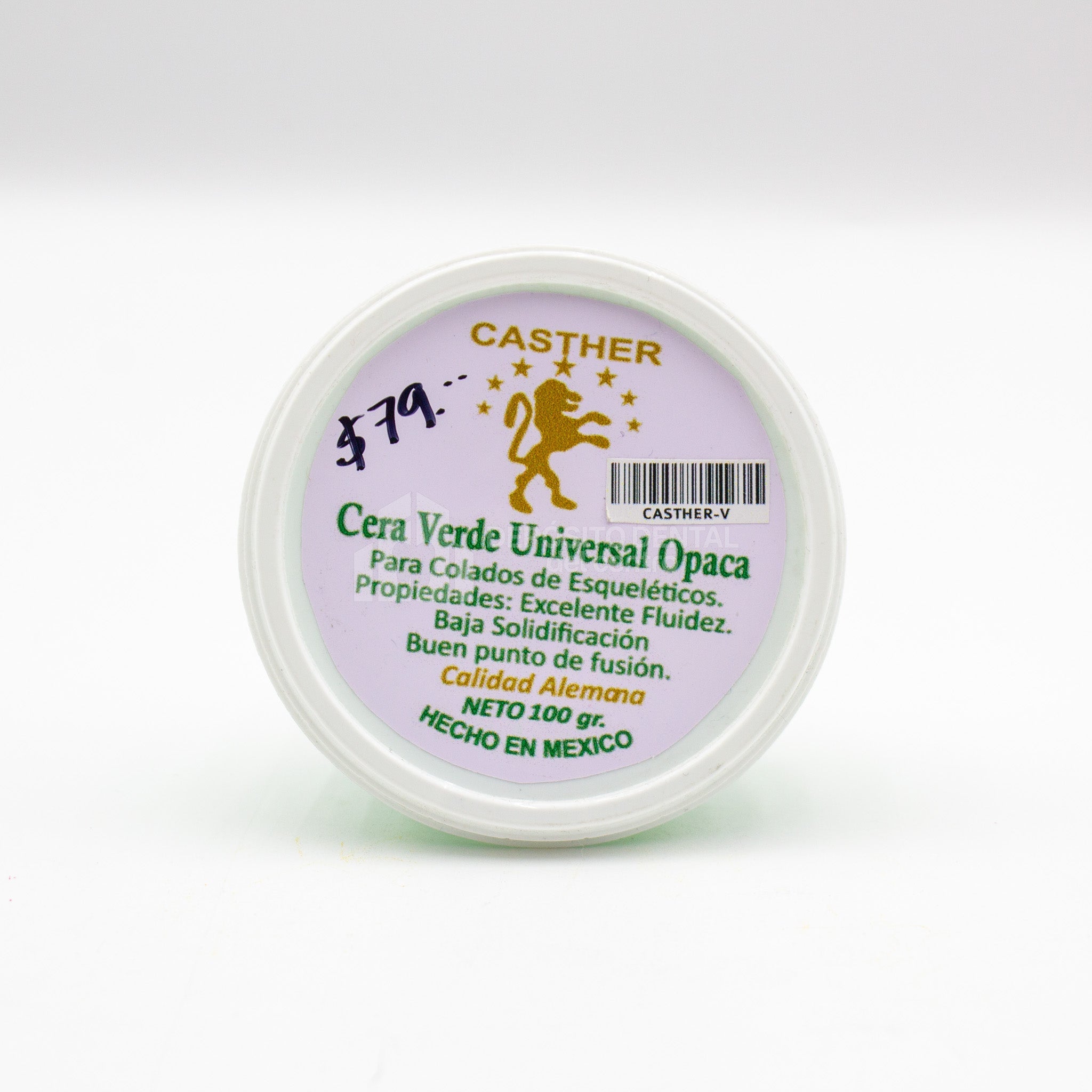 Cera Verde Universal Opaca Casther 100 gr