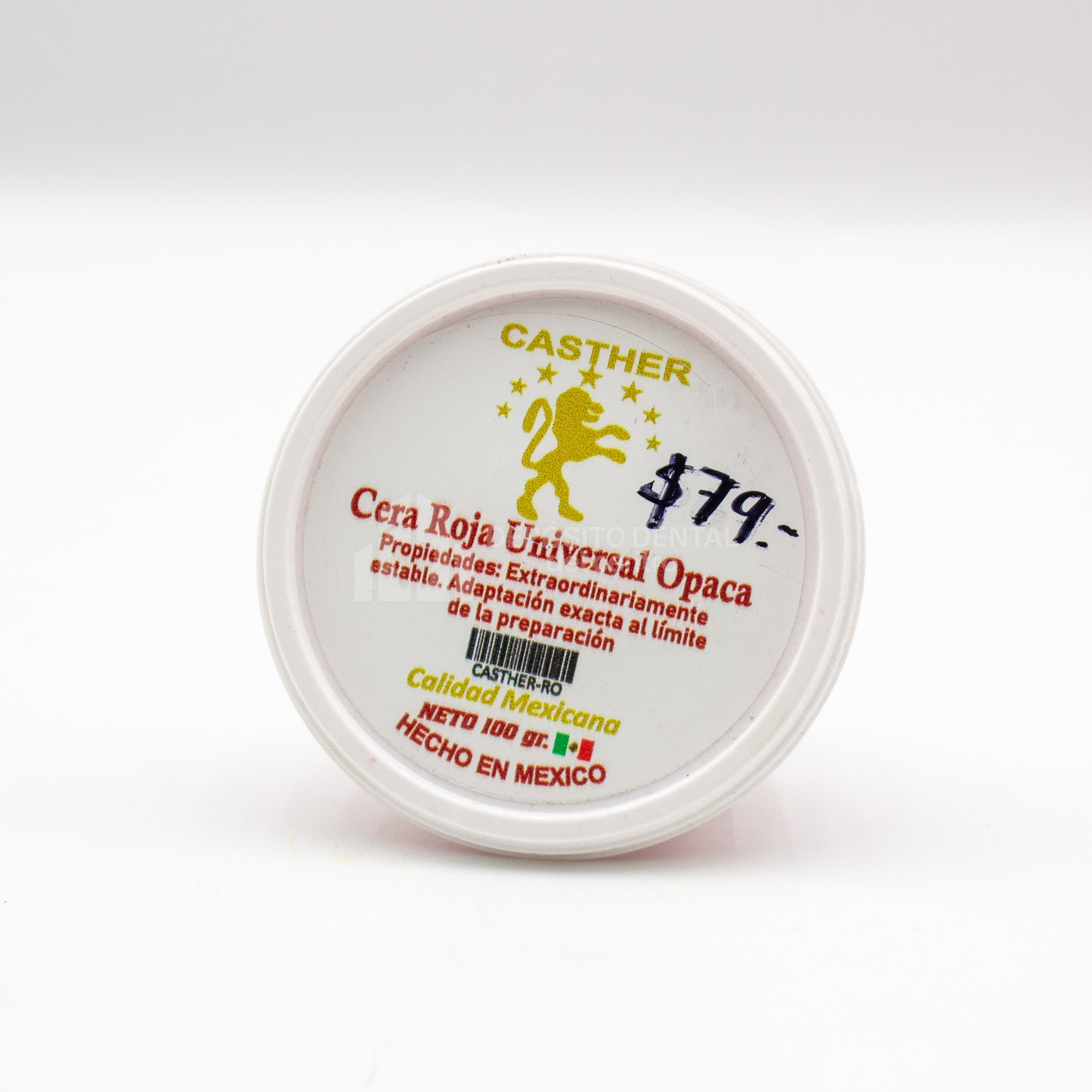 Cera Roja Universal Opaca Casther 100 gr