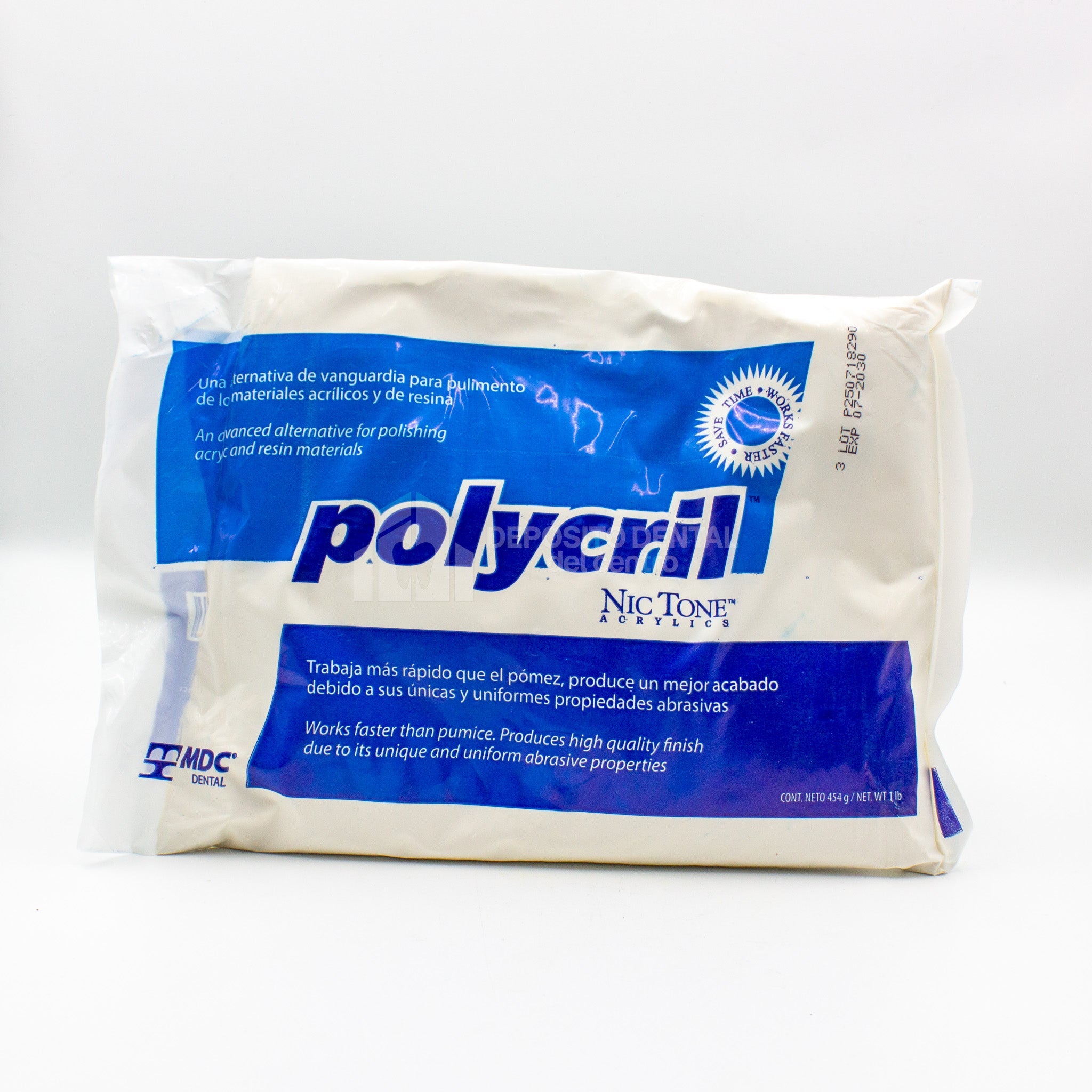 Yeso Dental Polycril Tic Tone 454 gr