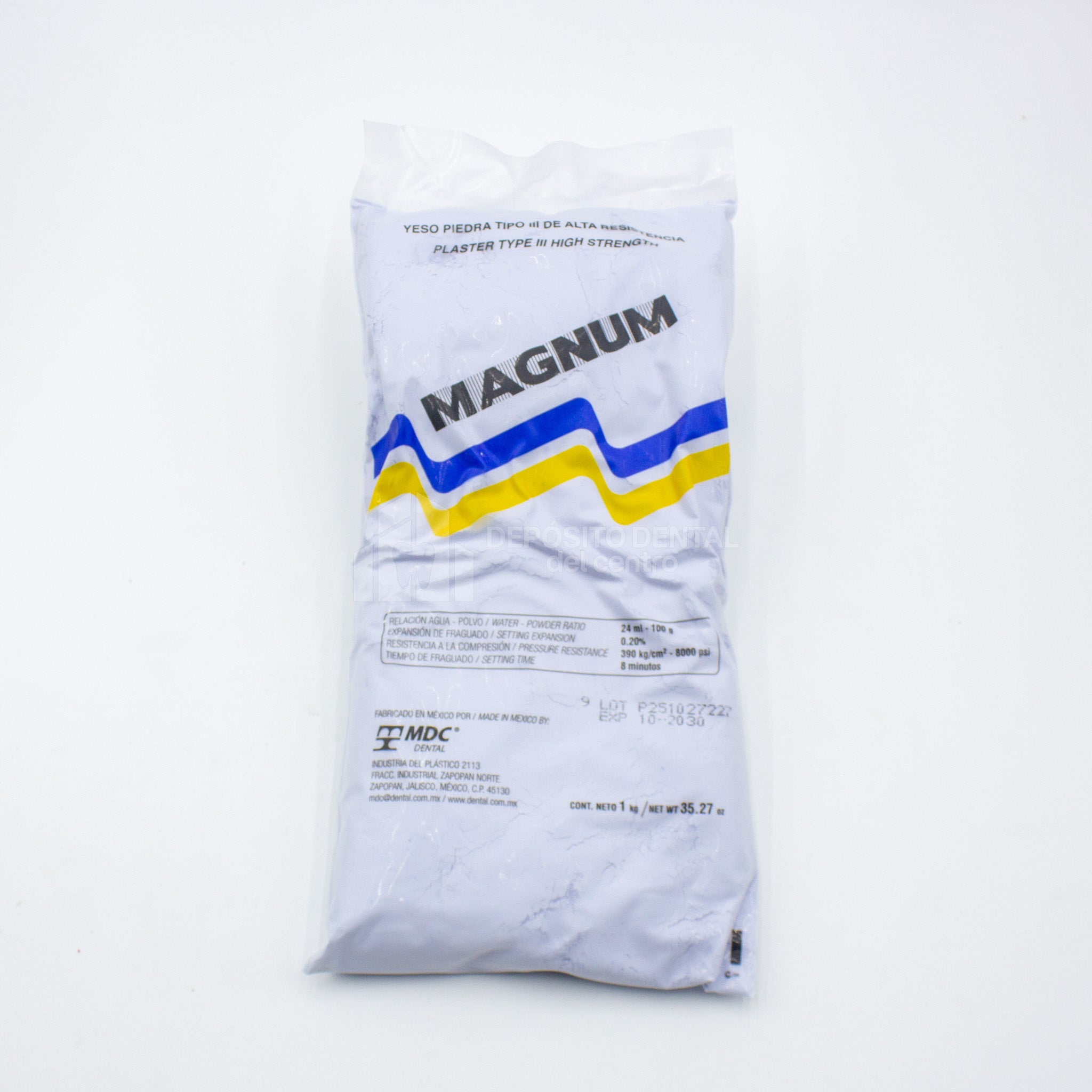 Yeso Piedra Tipo III Alta Resistencia Magnum