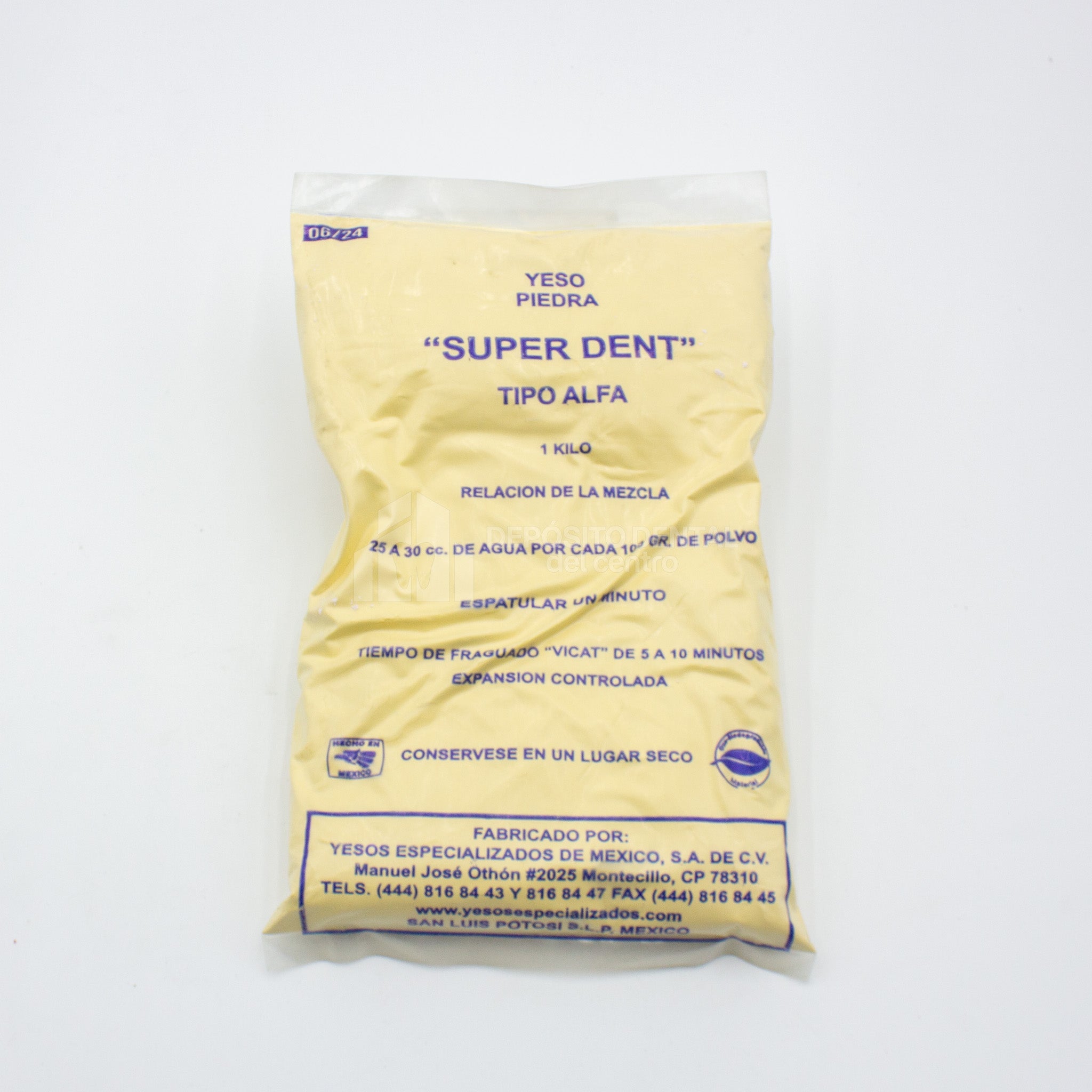 Yeso Dental Super Dent Tipo III