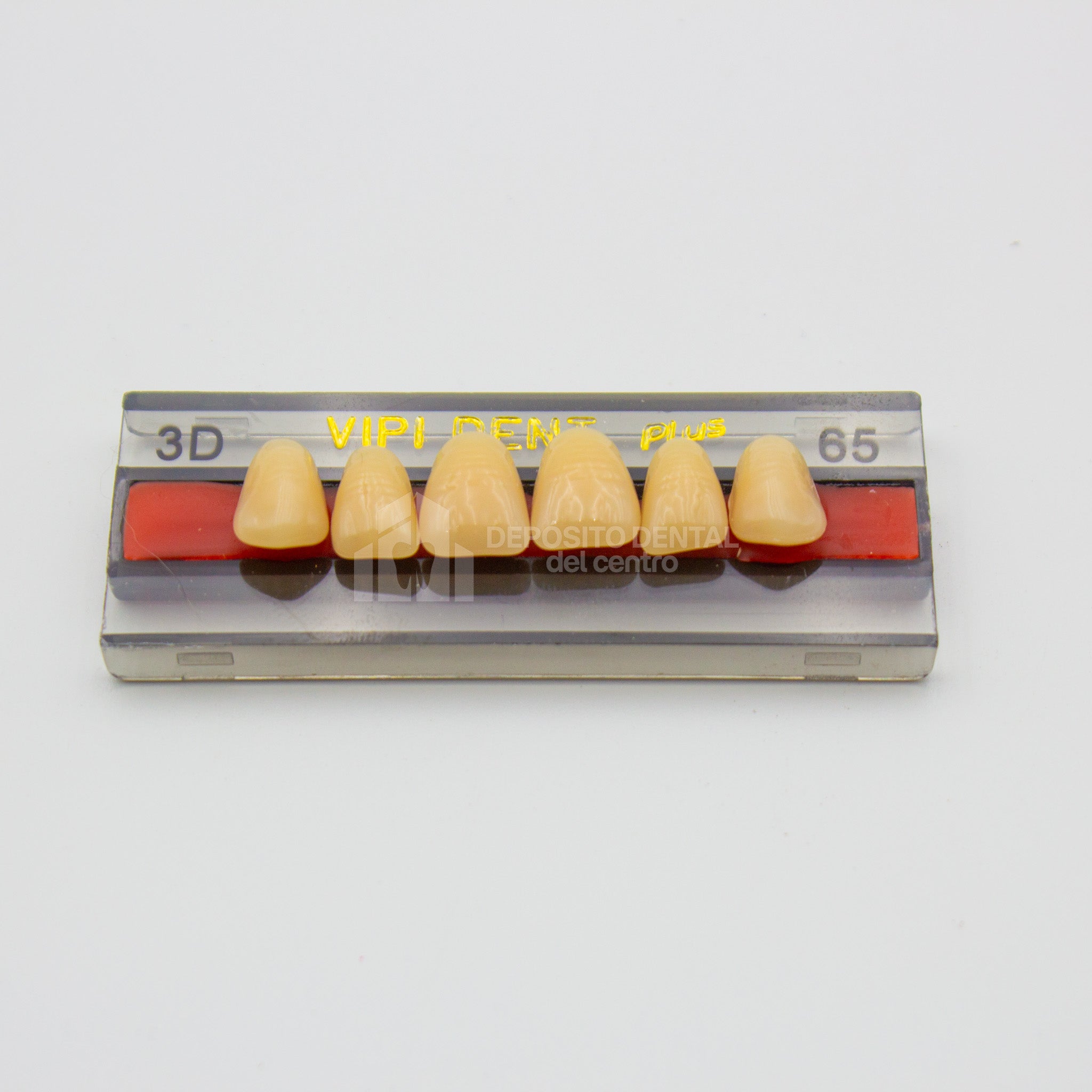 Tablilla de Dientes Vipi Dent Plus Anteriores Superiores 3D 65