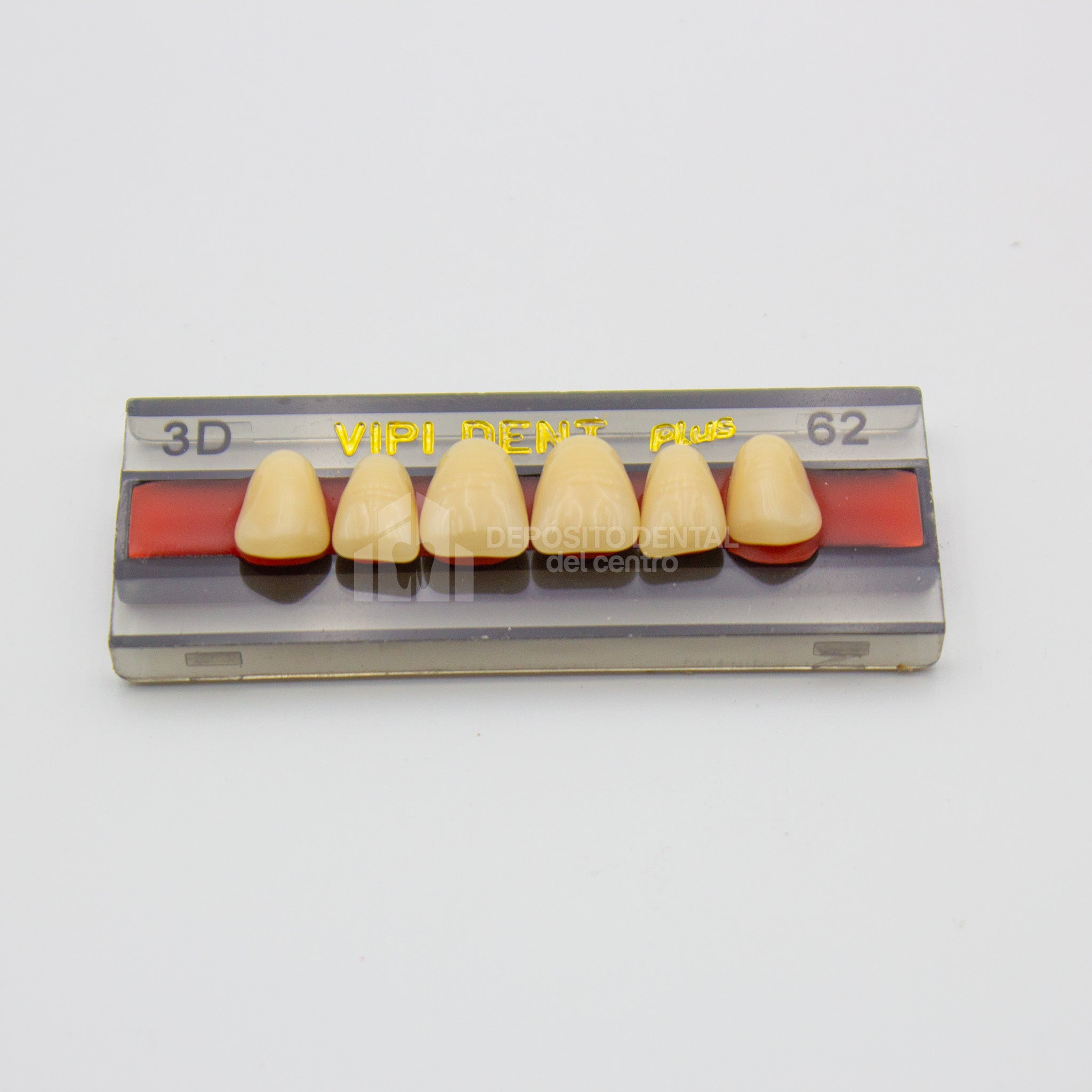 Tablilla de Dientes Vipi Dent Plus Anteriores Superiores 3D 62