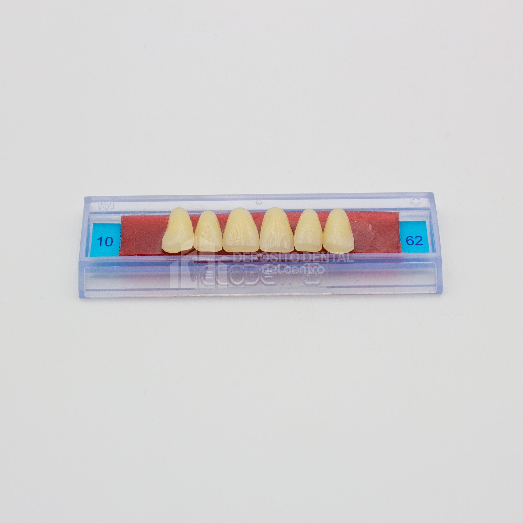 Tablilla de Dientes Ecodent Anteriores Superiores 10 62