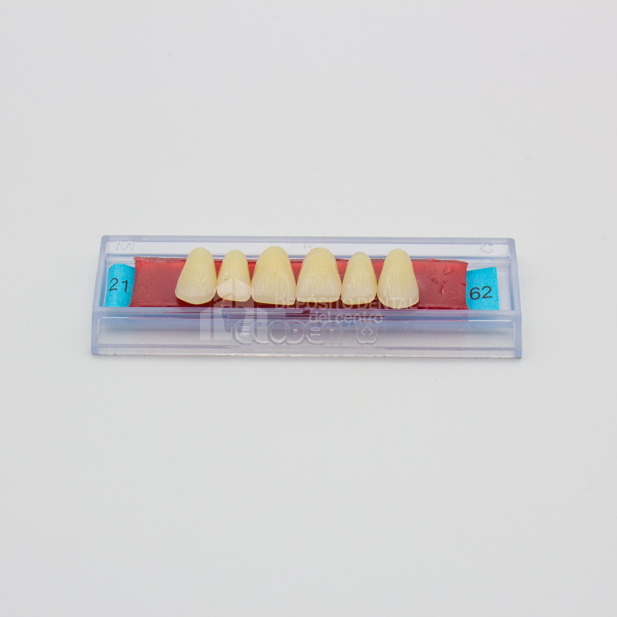 Tablilla de Dientes Ecodent Anteriores Superiores 21 62