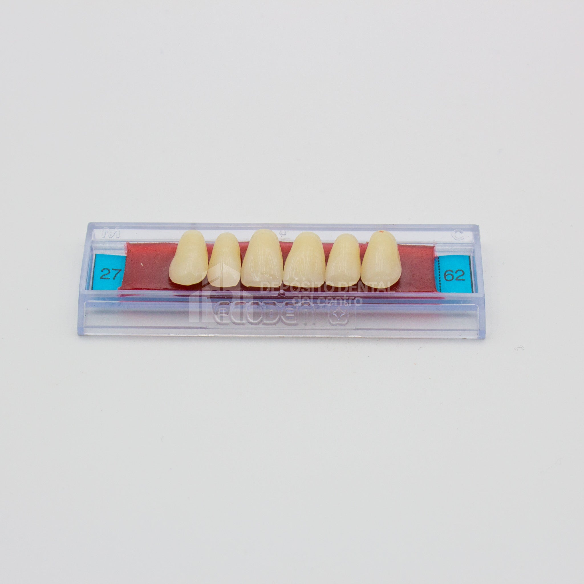 Tablilla de Dientes Ecodent Anteriores Superiores 27 62