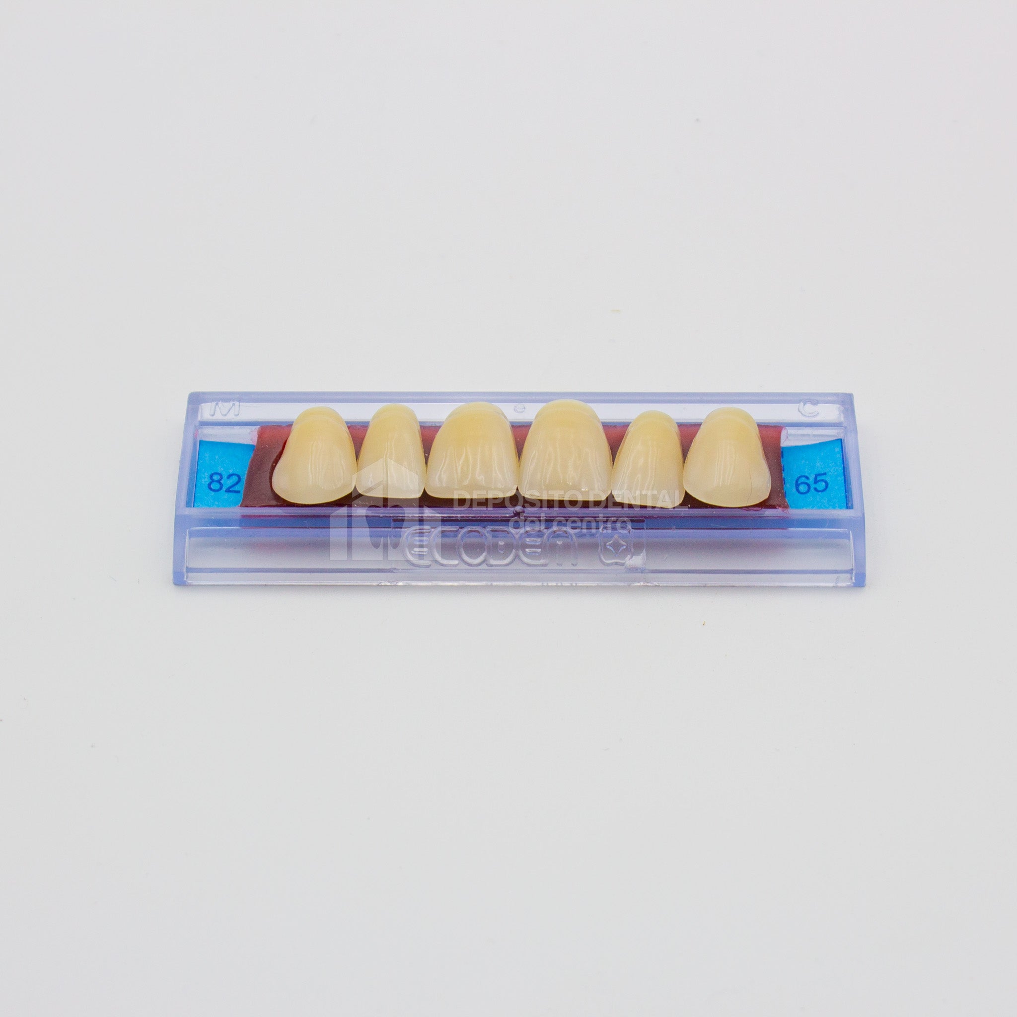 Tablilla de Dientes Ecodent Anteriores Superiores 82 65