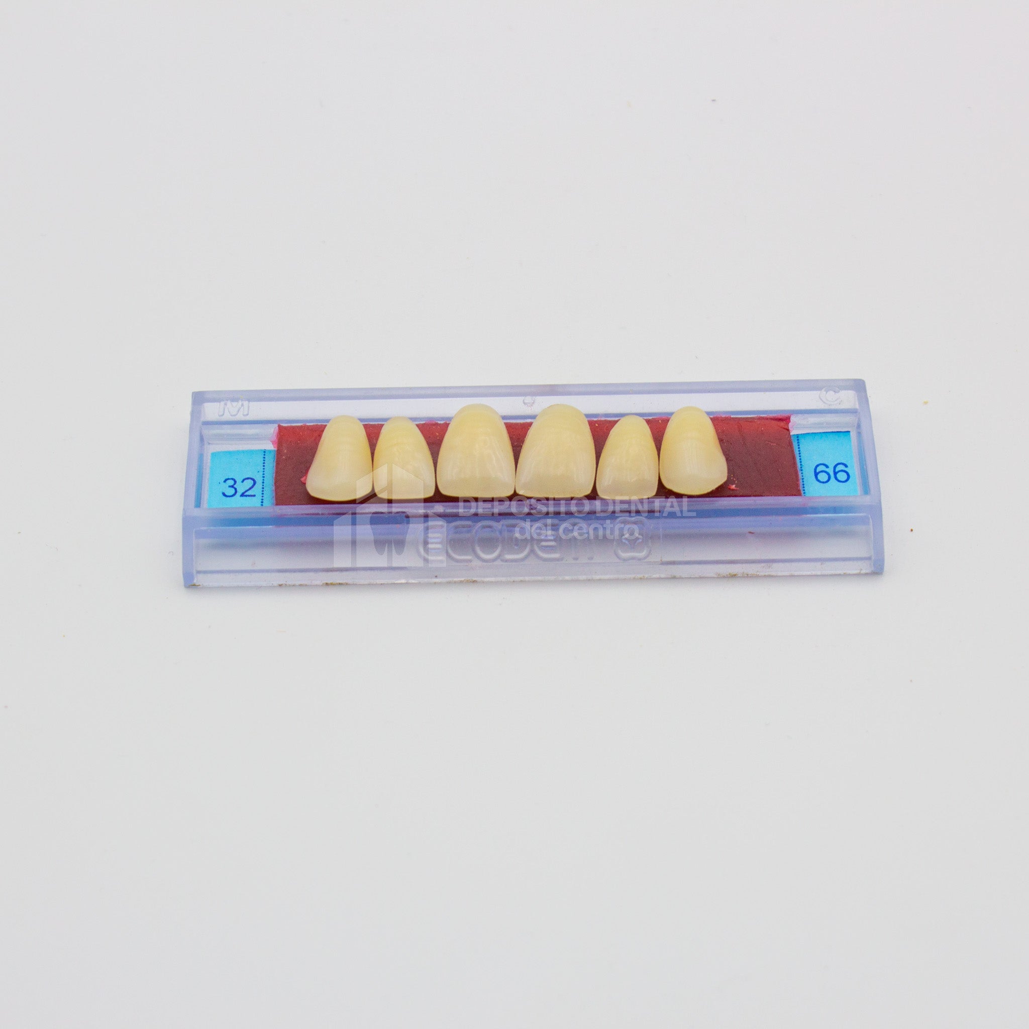 Tablilla de Dientes Ecodent Anteriores Superiores 32 66