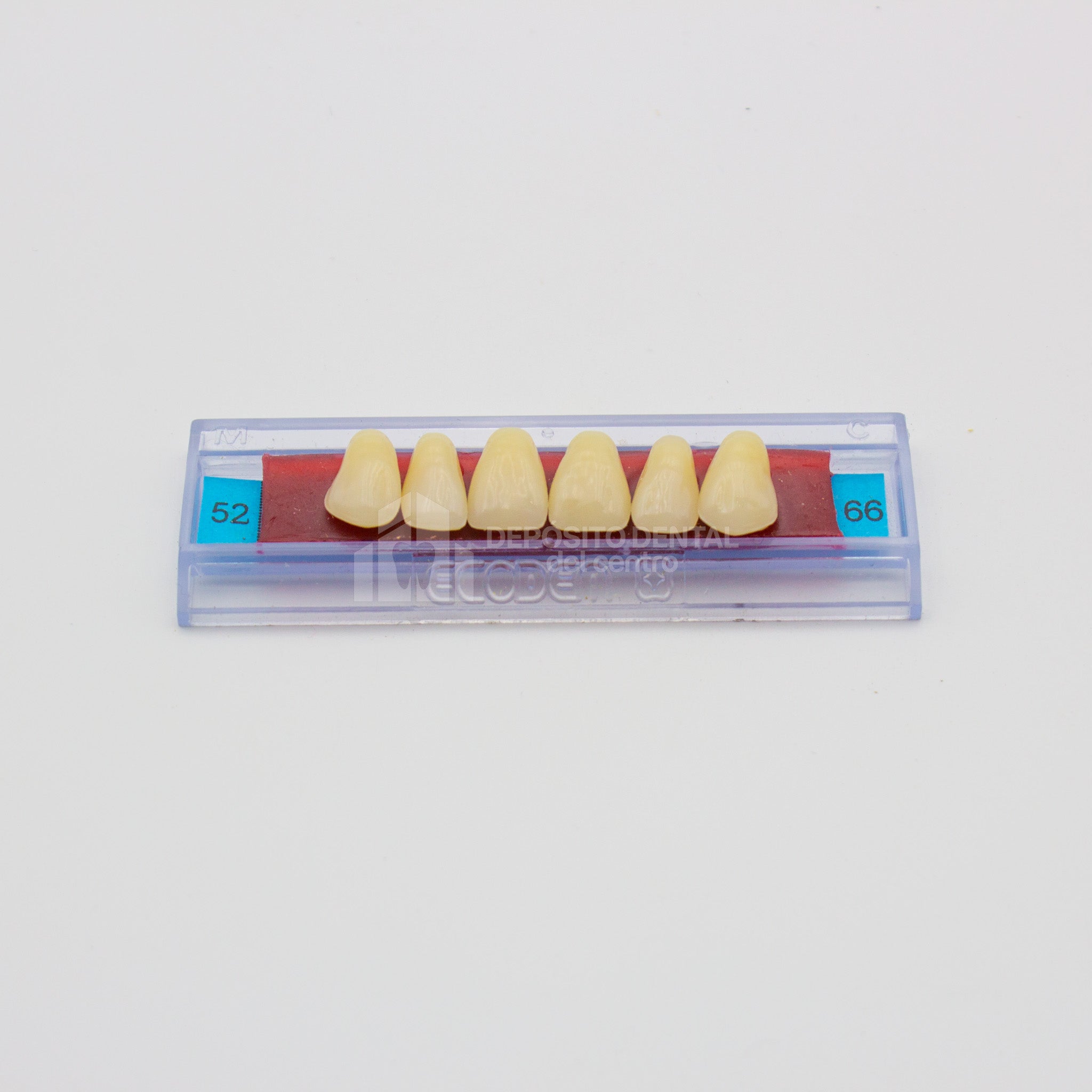 Tablilla de Dientes Ecodent Anteriores Superiores 52 66