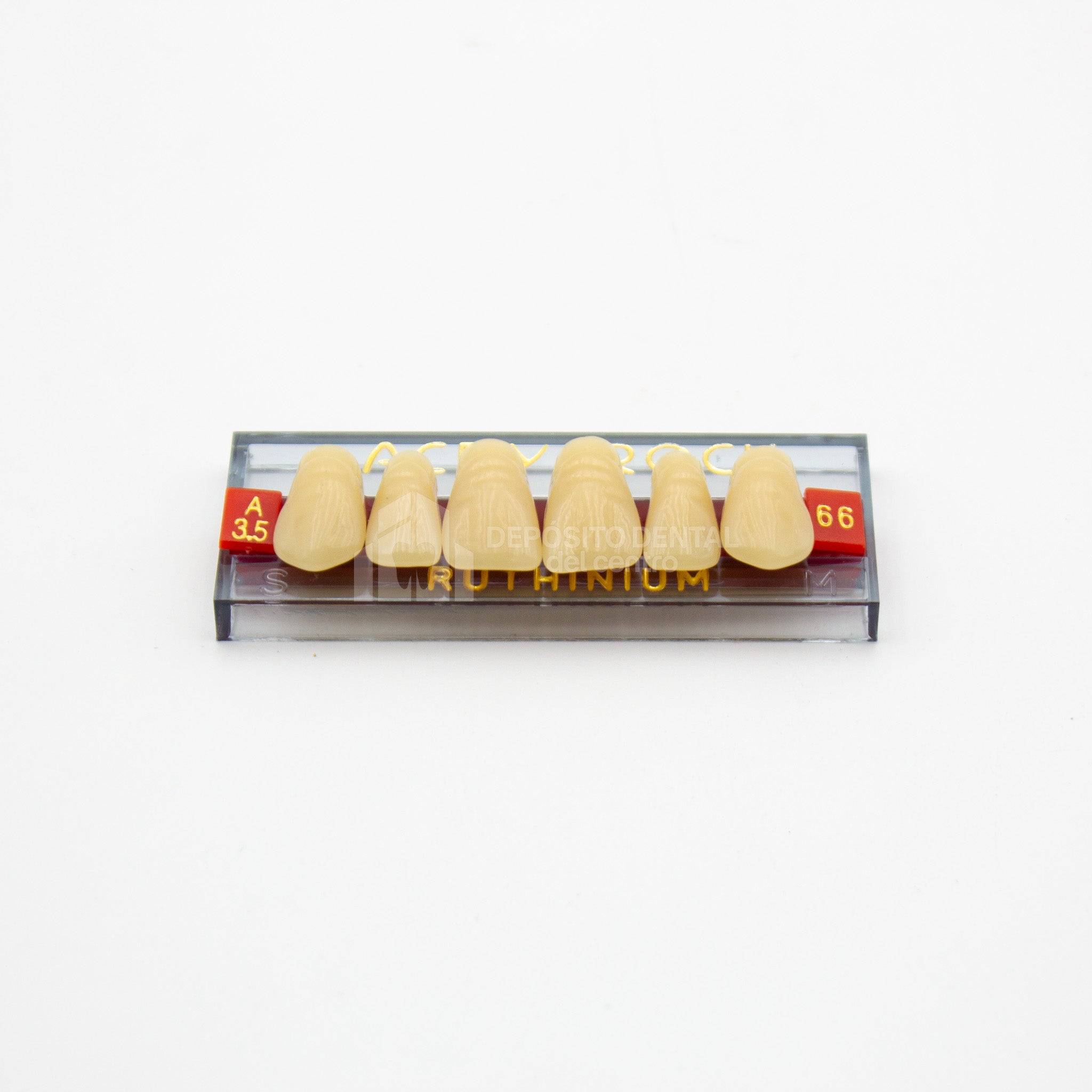 Tablilla de Dientes Acry Rock Anteriores Superiores A3.5 66
