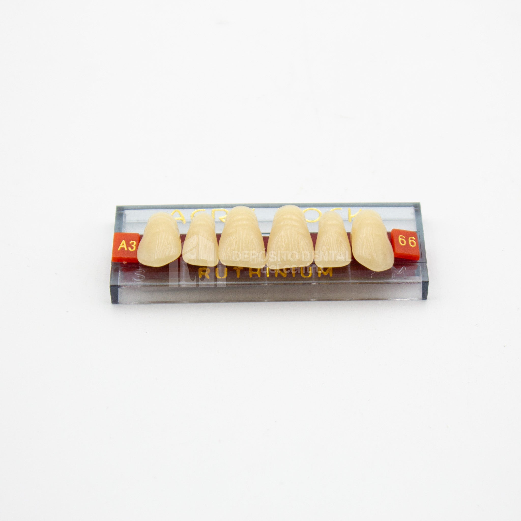Tablilla de Dientes Acry Rock Anteriores Superiores A3 66