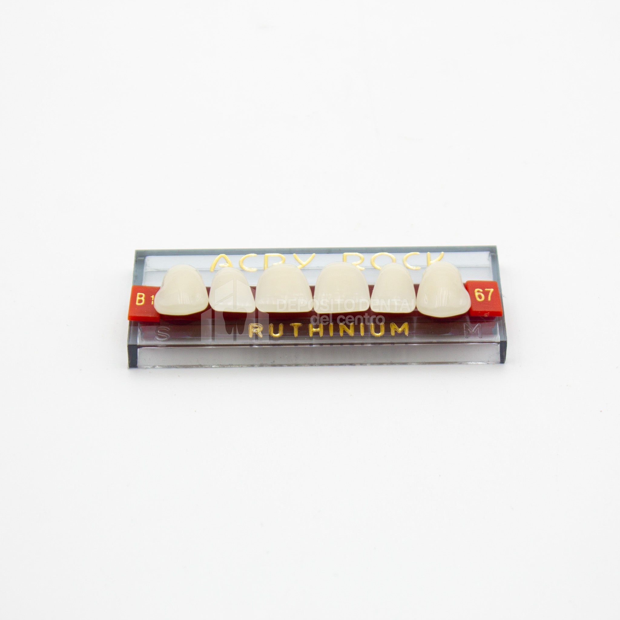 Tablilla de Dientes Acry Rock Anteriores Superiores B1 67