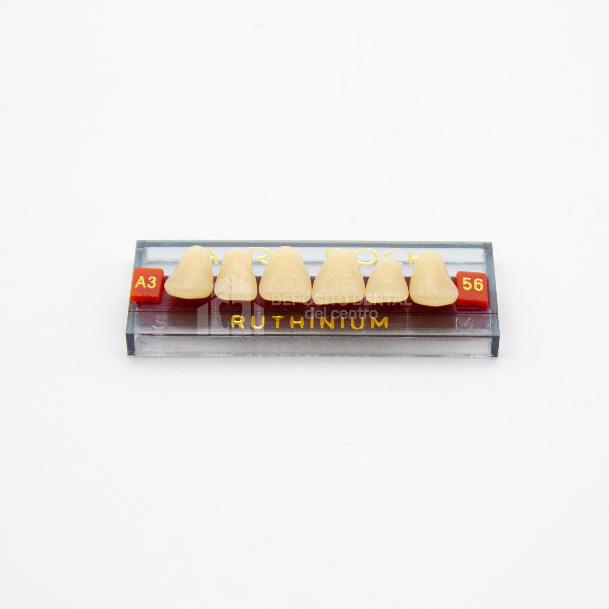 Tablilla de Dientes Acry Rock Anteriores Superiores A3 56