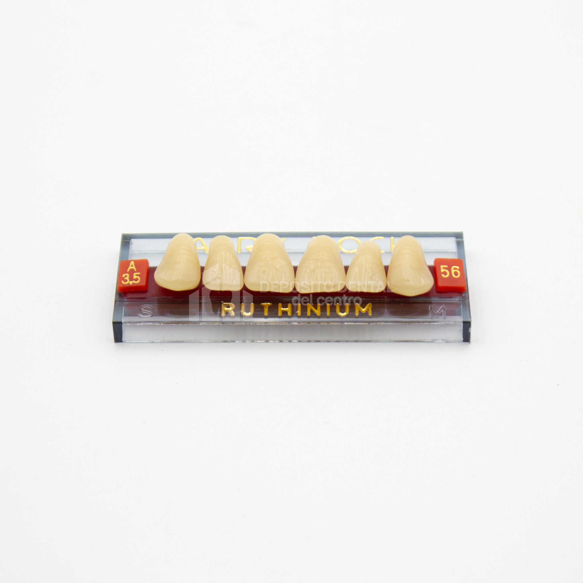 Tablilla de Dientes Acry Rock Anteriores Superiores A3.5 56