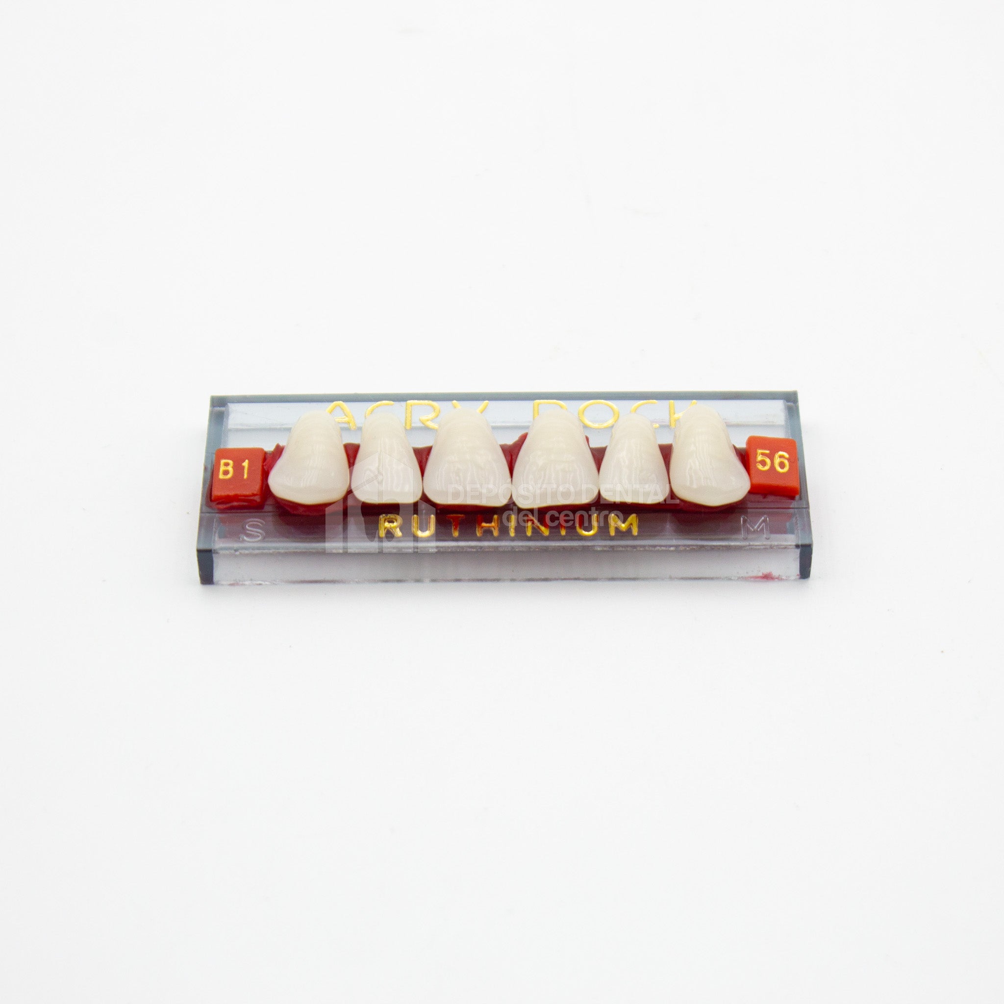 Tablilla de Dientes Acry Rock Anteriores Superiores B1 56