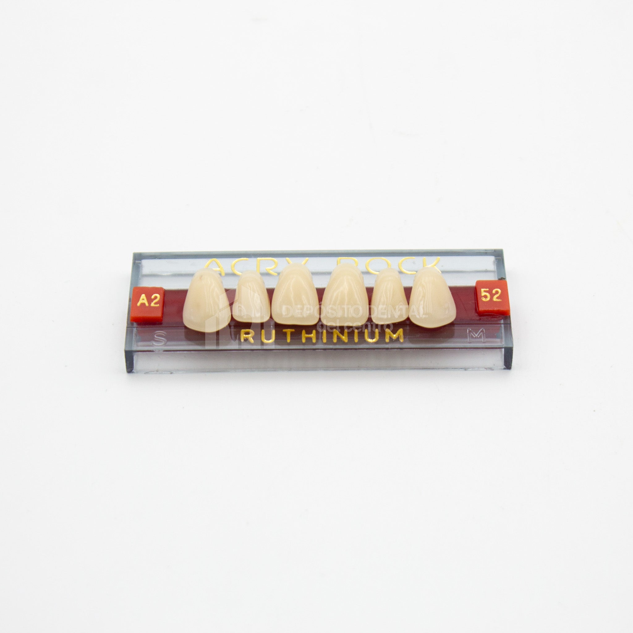 Tablilla de Dientes Acry Rock Anteriores Superiores A2 52