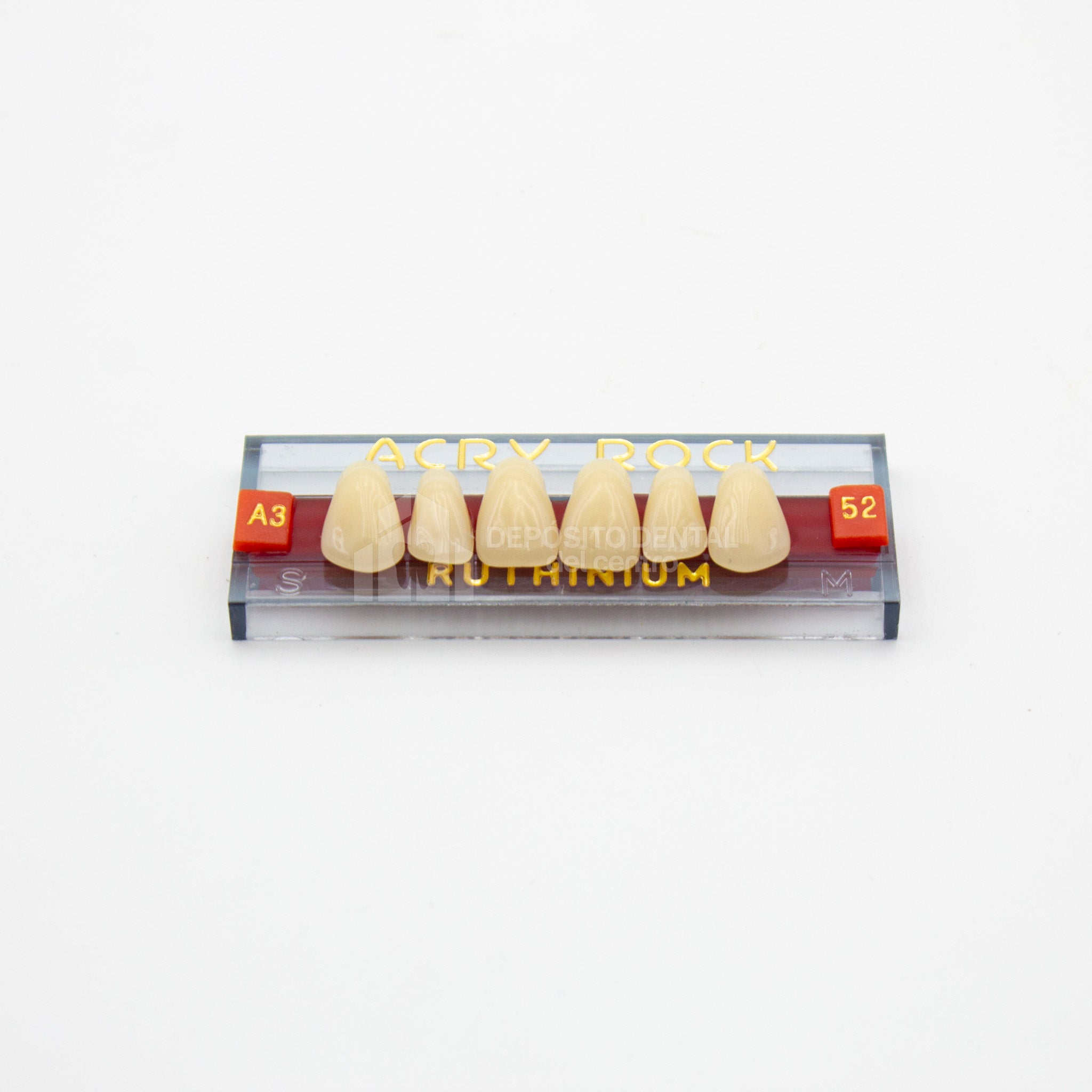 Tablilla de Dientes Acry Rock Anteriores Superiores A3 52