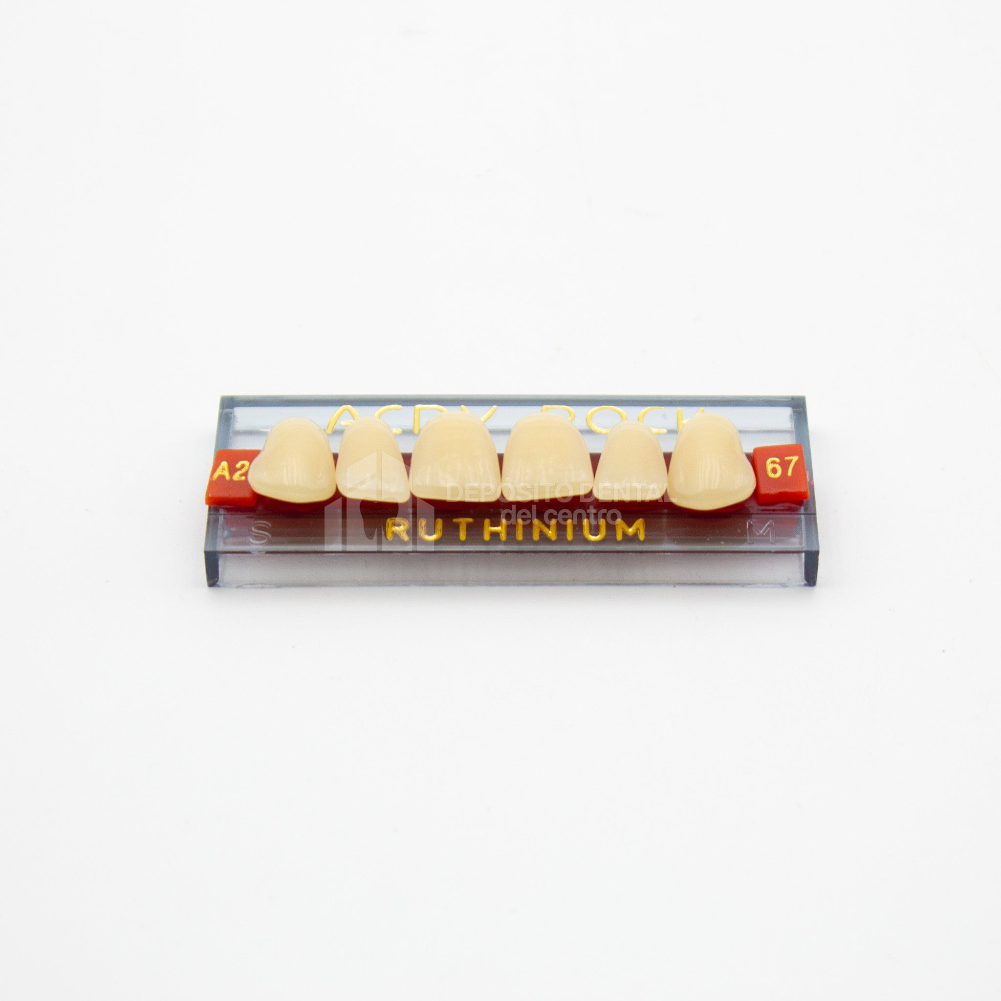 Tablilla de Dientes Acry Rock Anteriores Superiores A2 67