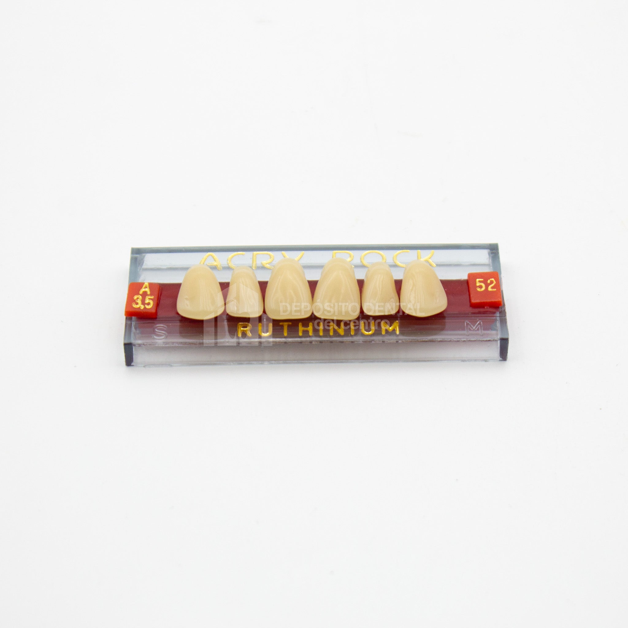 Tablilla de Dientes Acry Rock Anteriores Superiores A3.5 52