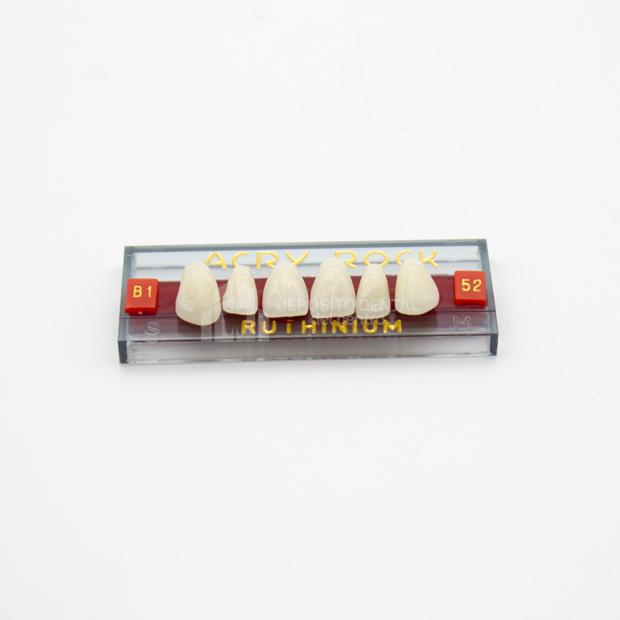 Tablilla de Dientes Acry Rock Anteriores Superiores B1 52