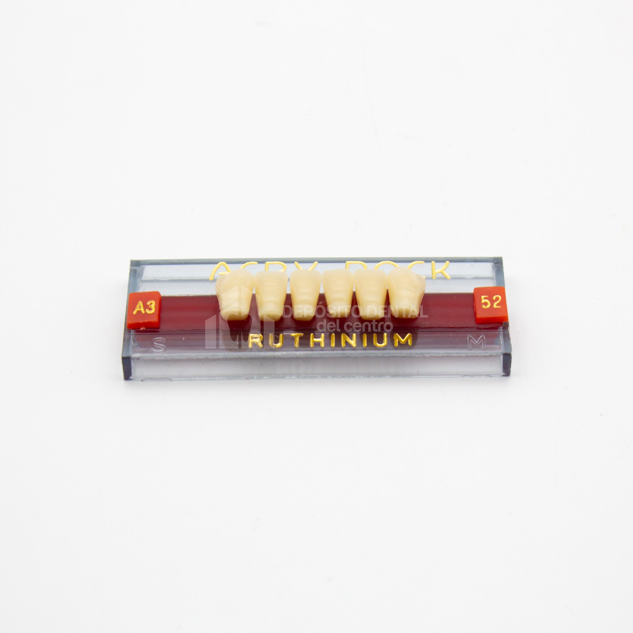 Tablilla de Dientes Acry Rock Anteriores Inferiores A3 52