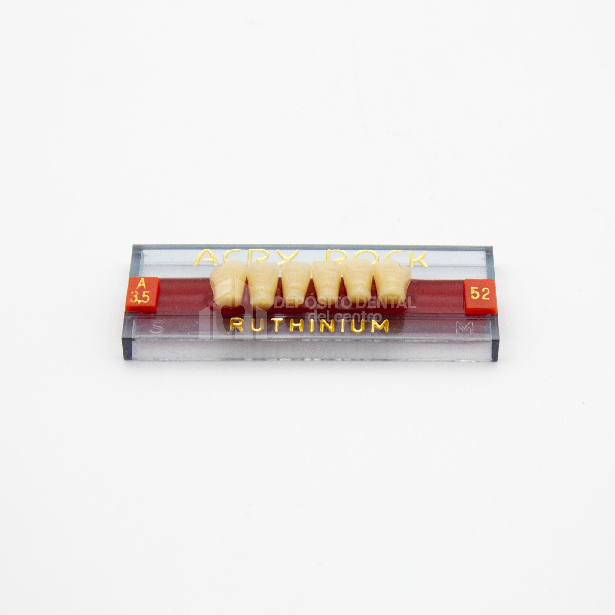Tablilla de Dientes Acry Rock Anteriores Inferiores A3.5 52