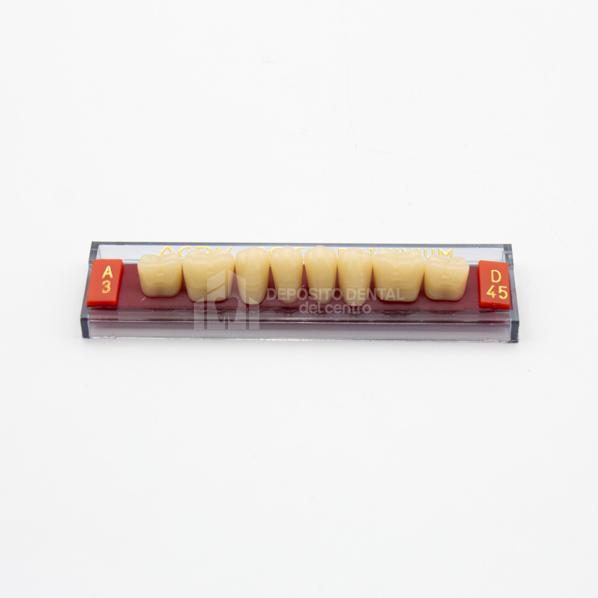 Tablilla de Dientes Acry Rock Posteriores Inferiores A3 D45
