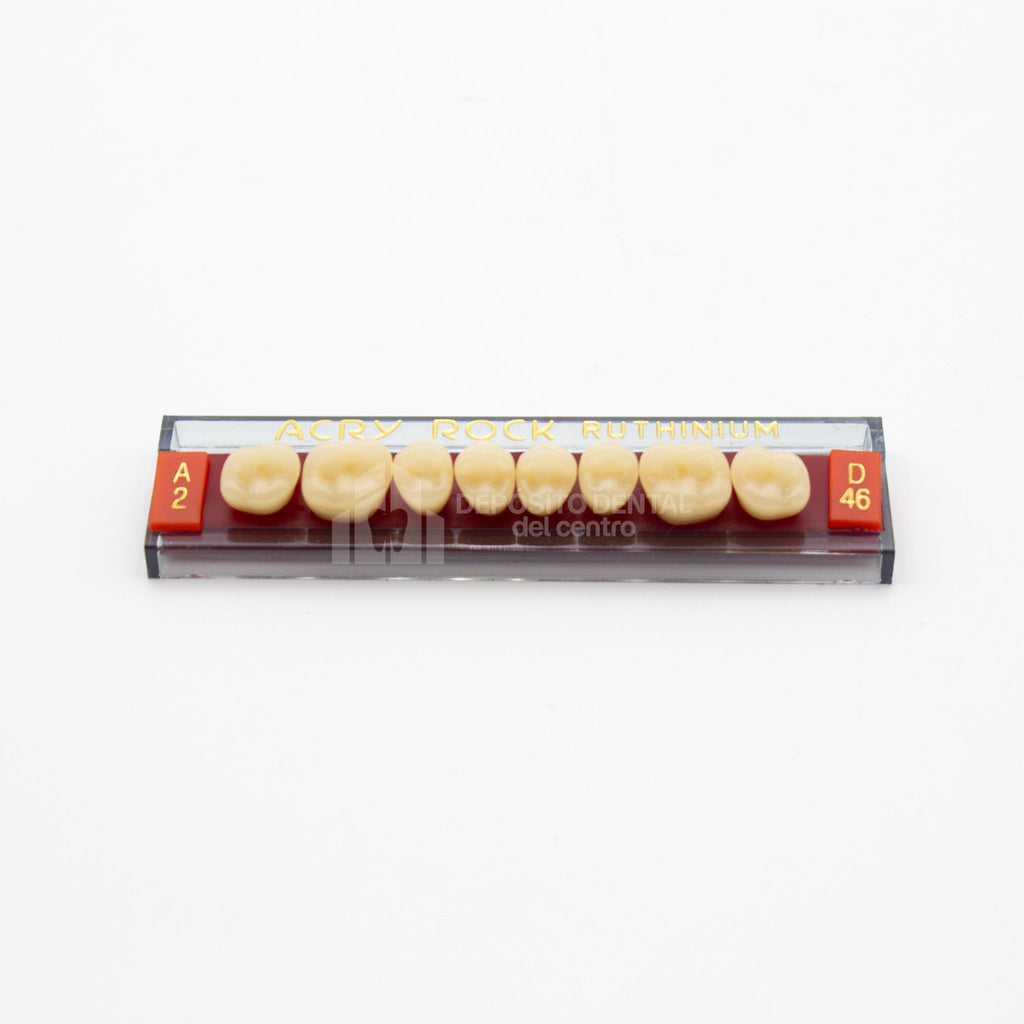 Tablilla de Dientes Acry Rock Posteriores Superiores A2 D46