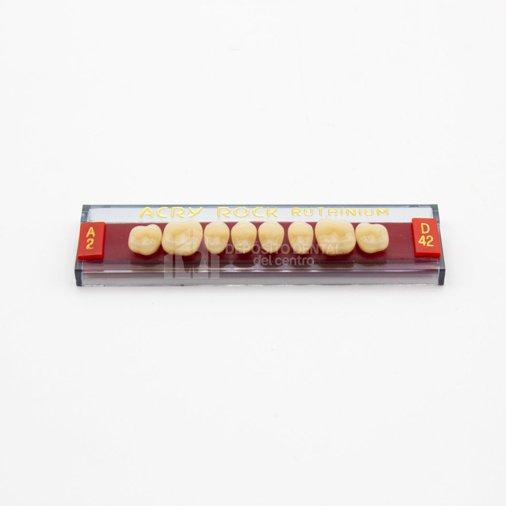 Tablilla de Dientes Acry Rock Posteriores Superiores A2 D42