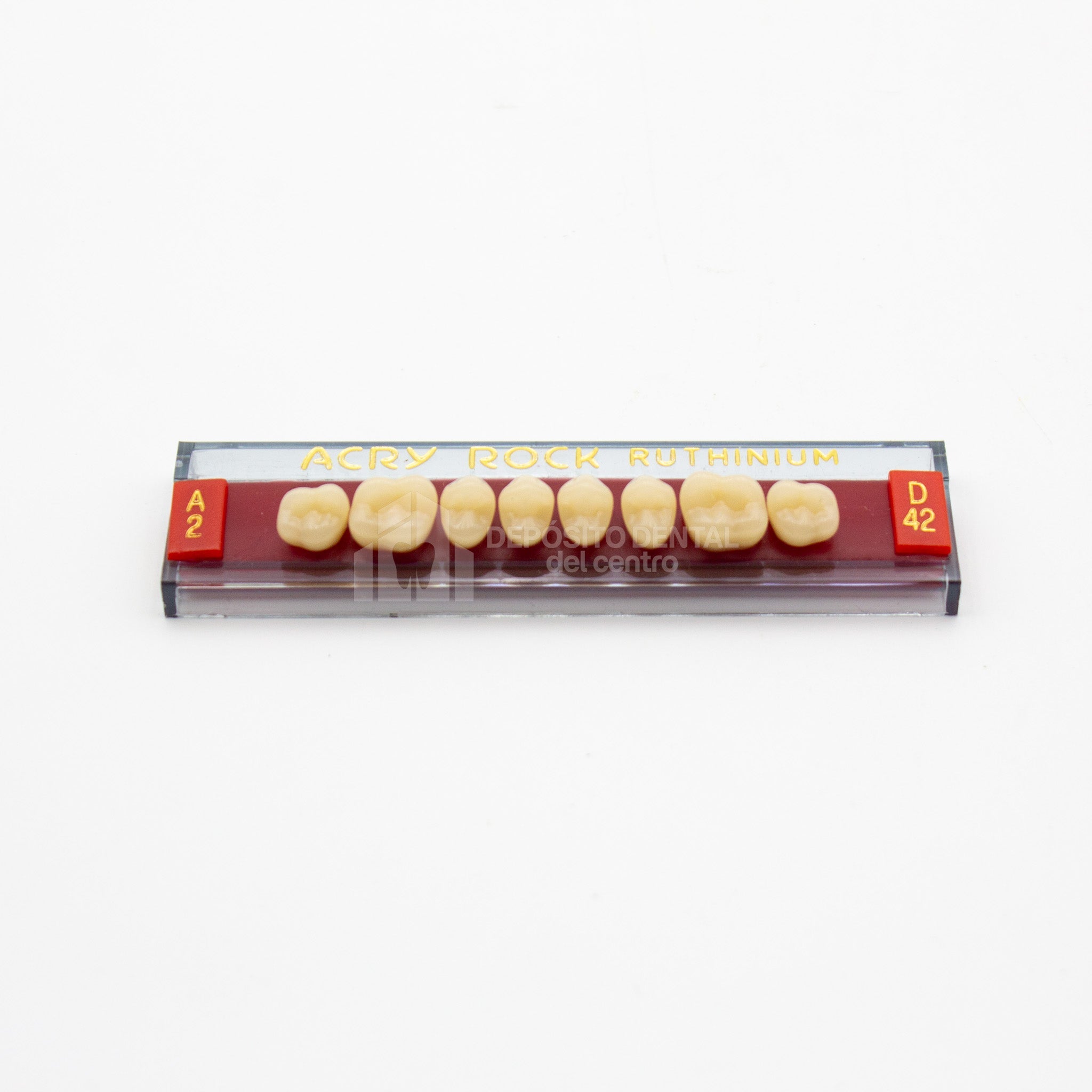 Tablilla de Dientes Acry Rock Posteriores Superiores A2 D42