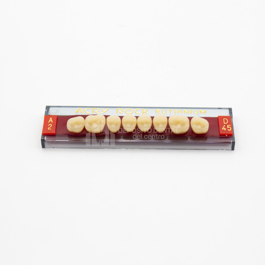 Tablilla de Dientes Acry Rock Posteriores Superiores A2 D45