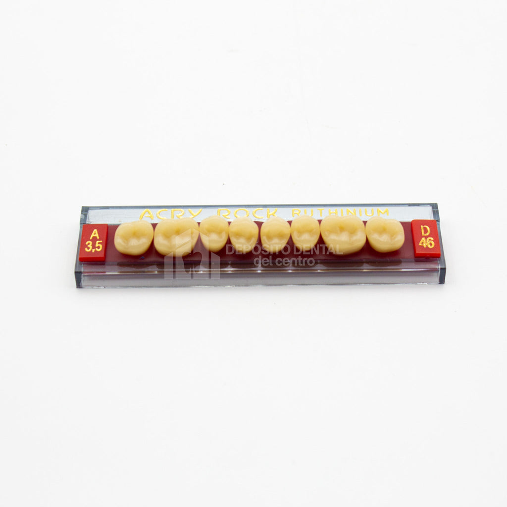 Tablilla de Dientes Acry Rock Posteriores Superiores A3.5 D46