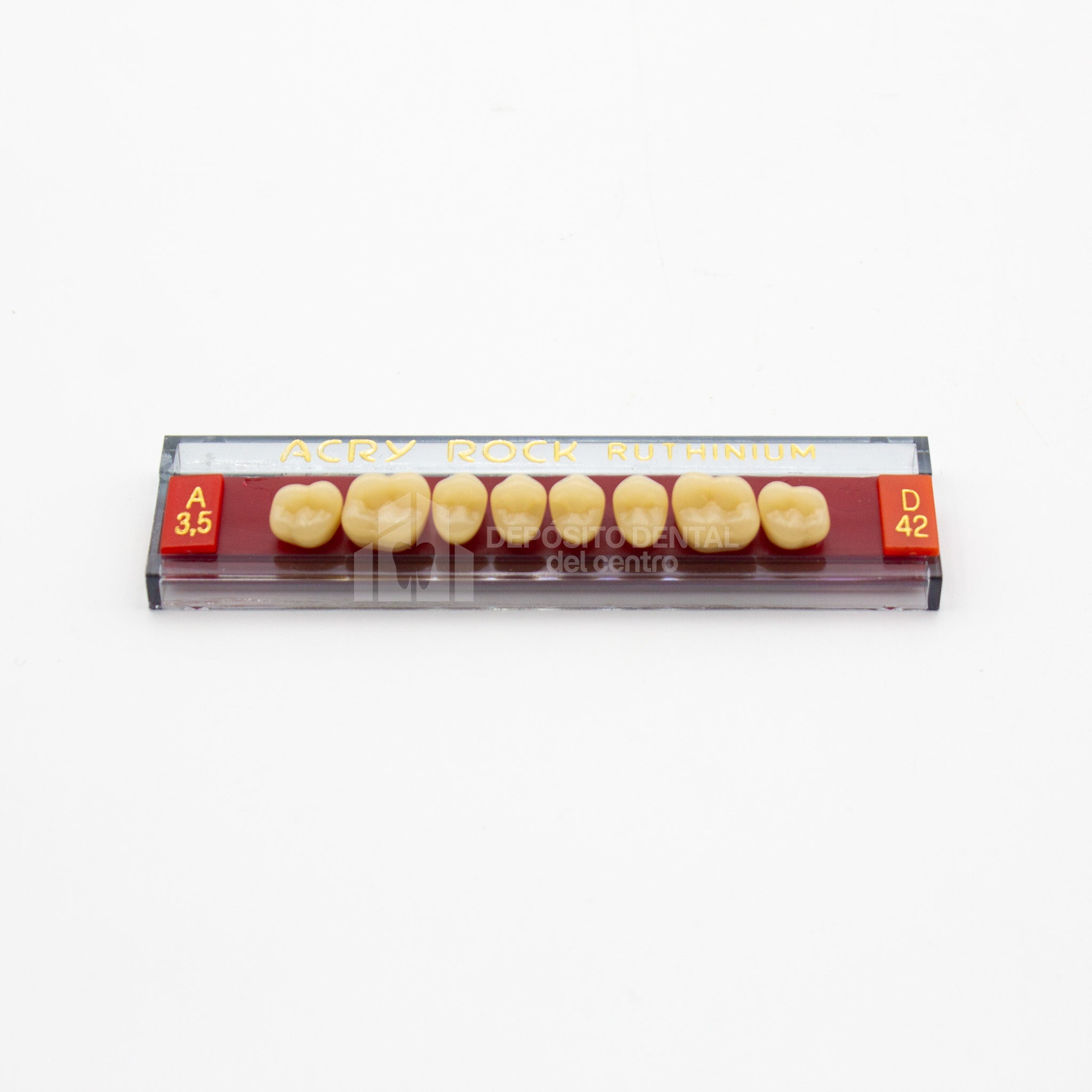 Tablilla de Dientes Acry Rock Posteriores Superiores A3.5 D42