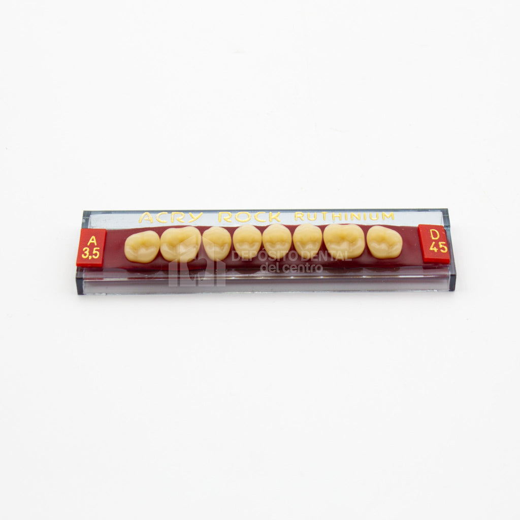 Tablilla de Dientes Acry Rock Posteriores Superiores A3.5 D45