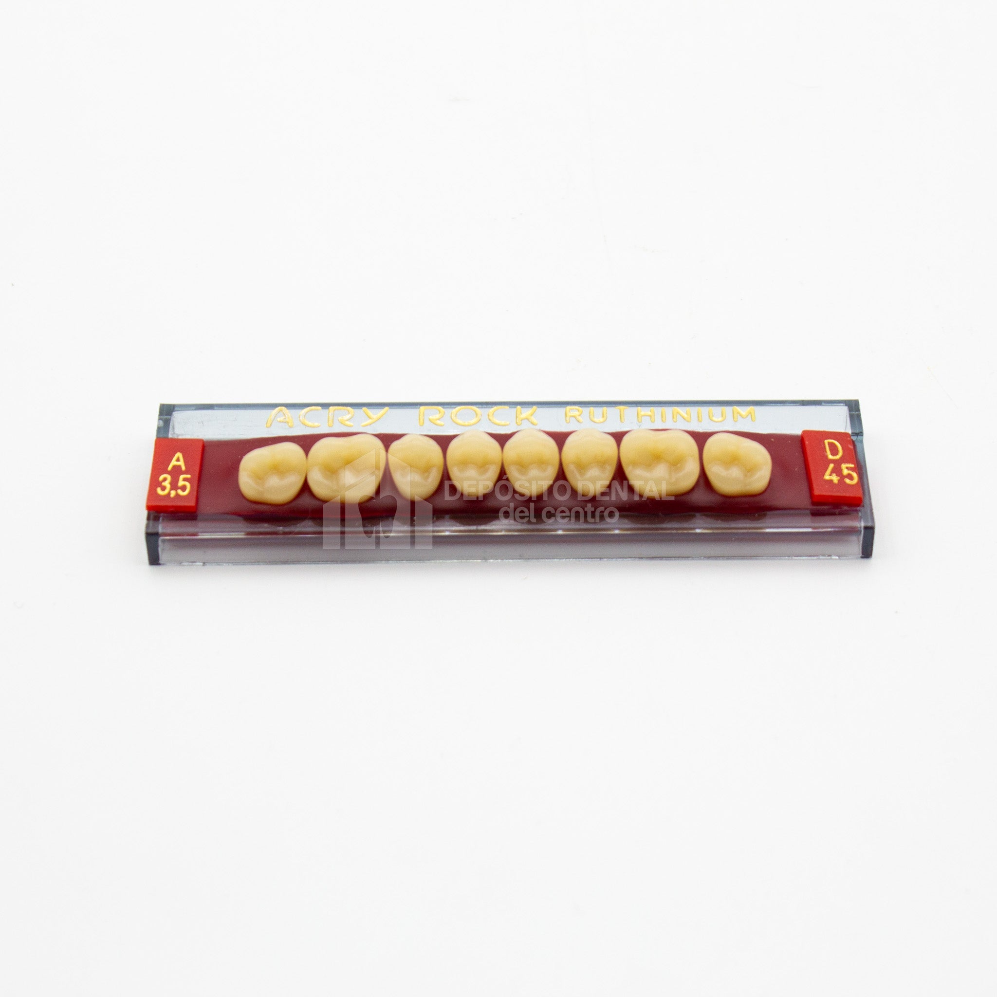 Tablilla de Dientes Acry Rock Posteriores Superiores A3.5 D45