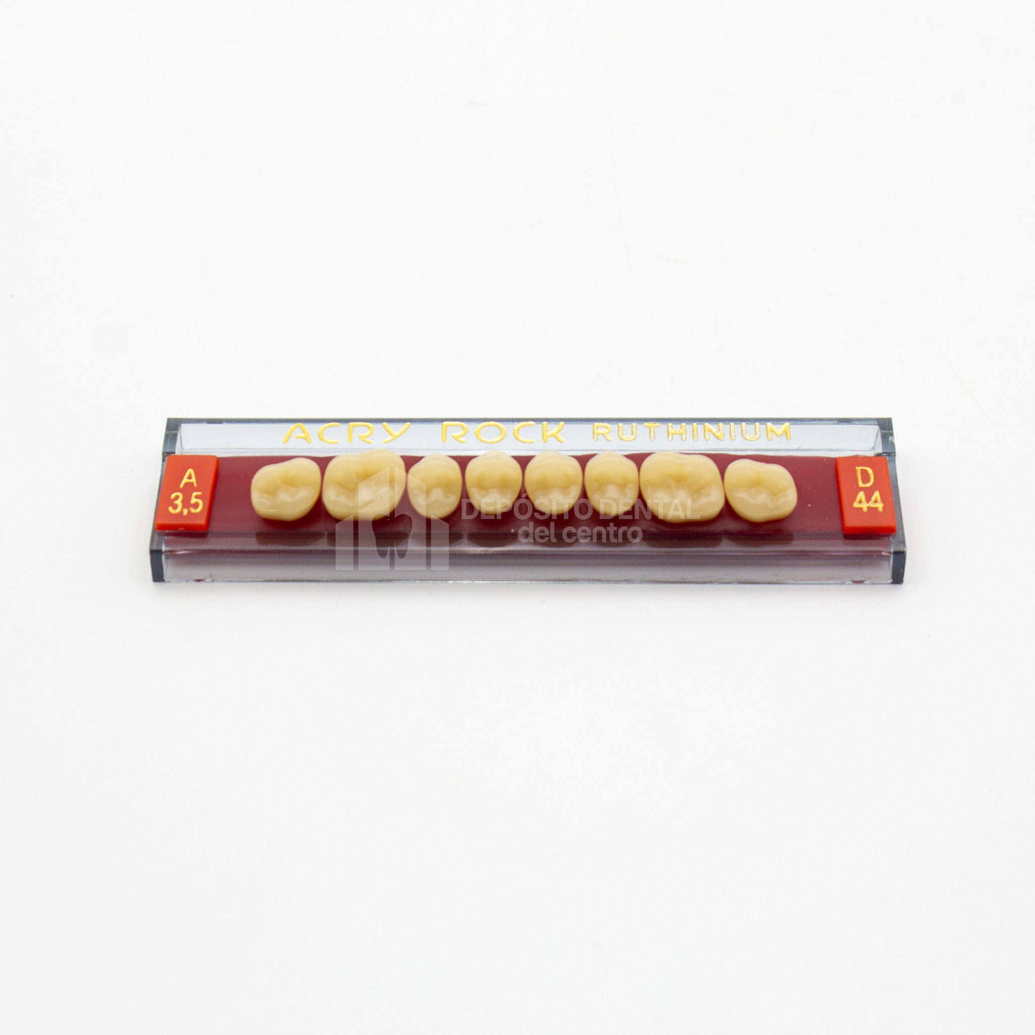 Tablilla de Dientes Acry Rock Posteriores Superiores A3.5 D44
