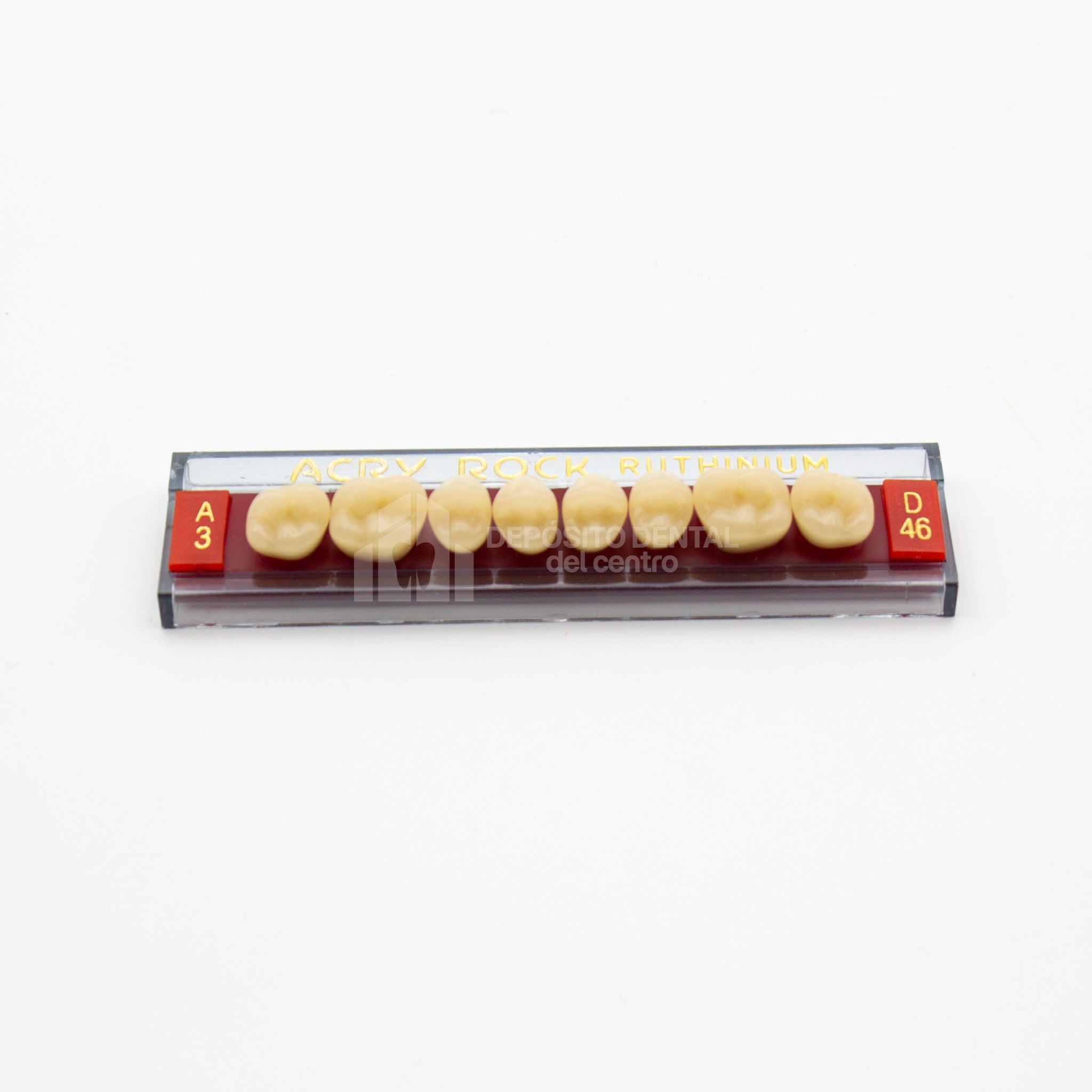 Tablilla de Dientes Acry Rock Posteriores Superiores A3 D46