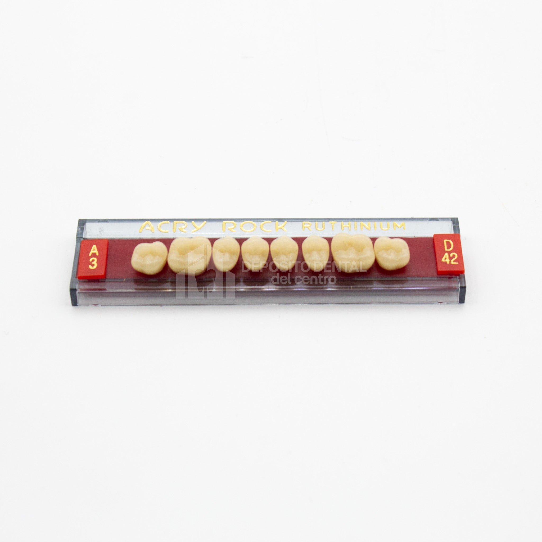 Tablilla de Dientes Acry Rock Posteriores Superiores  A3 D42