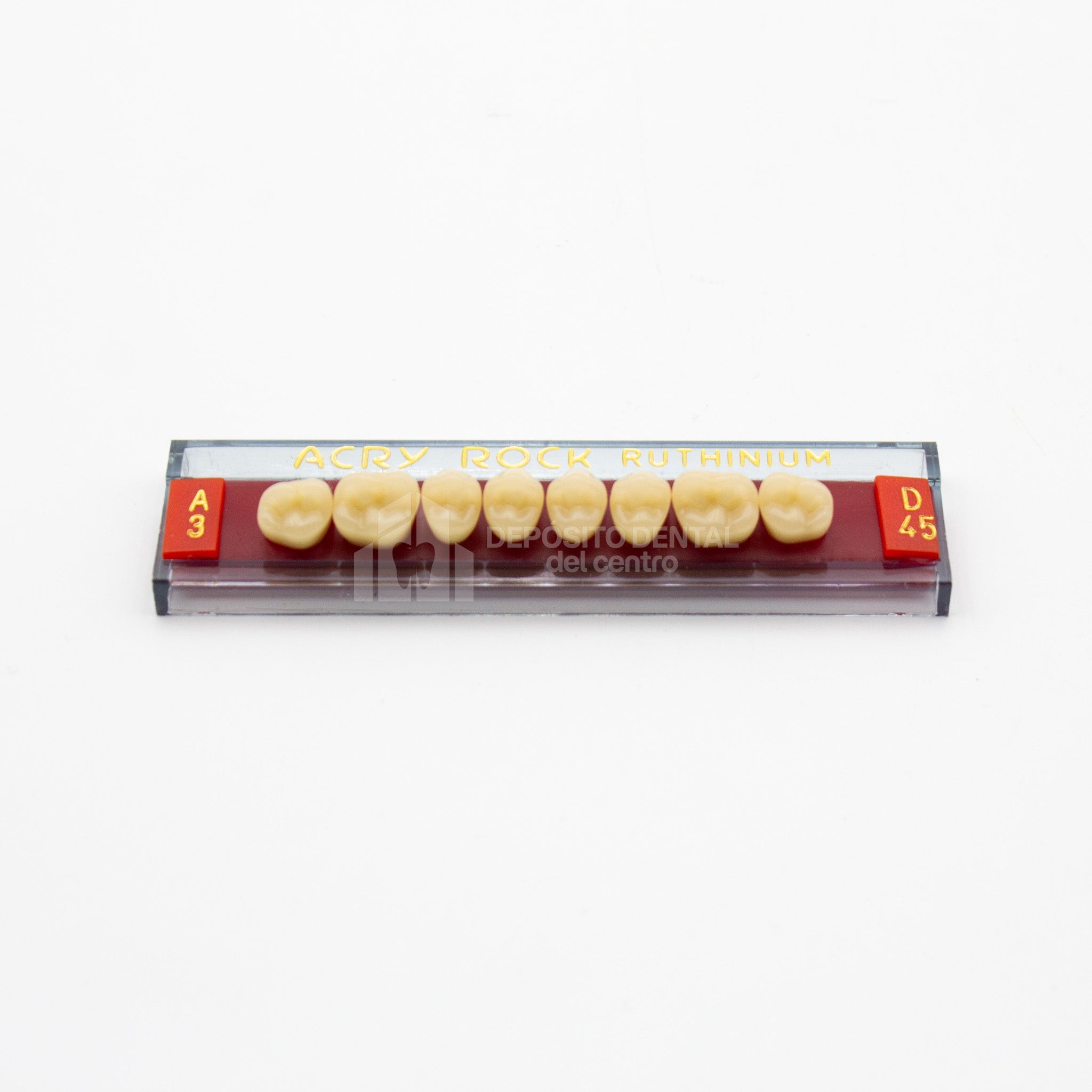 Tablilla de Dientes Acry Rock Posteriores Superiores A3 D45